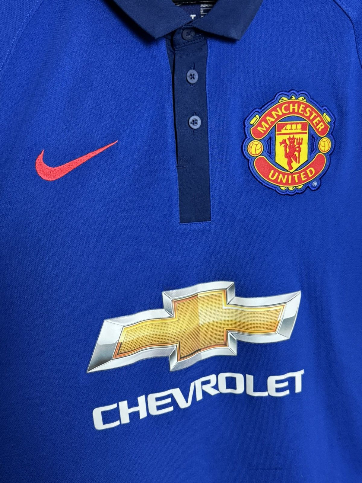 Nike Manchester United 14/15 Third Blind Football Jersey Size US M / EU 48-50 / 2 - 4 Thumbnail