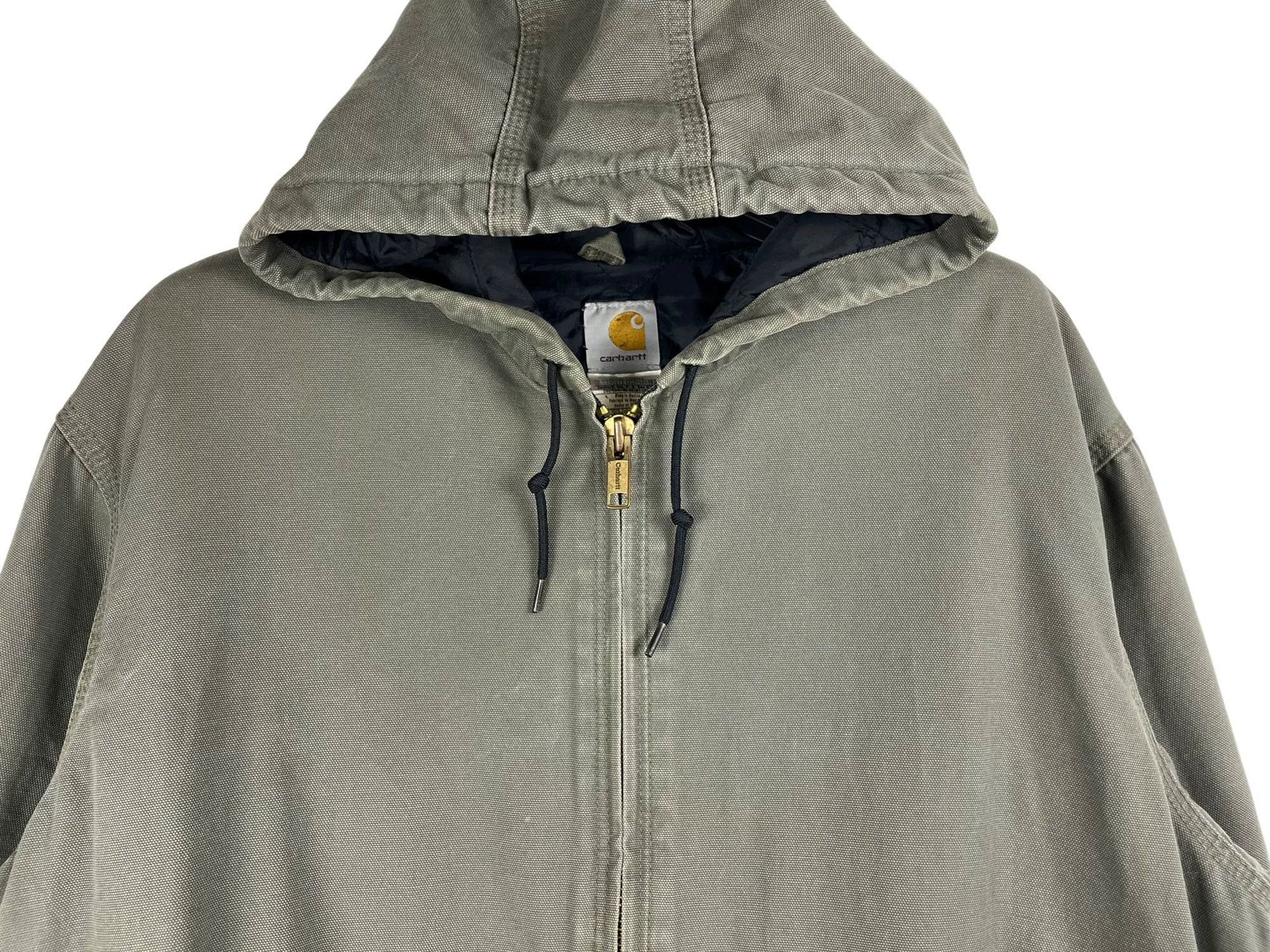 Carhartt Vintage Carhartt J130 Moss Green XL Work Jacket Size US XL / EU 56 / 4 - 3 Thumbnail