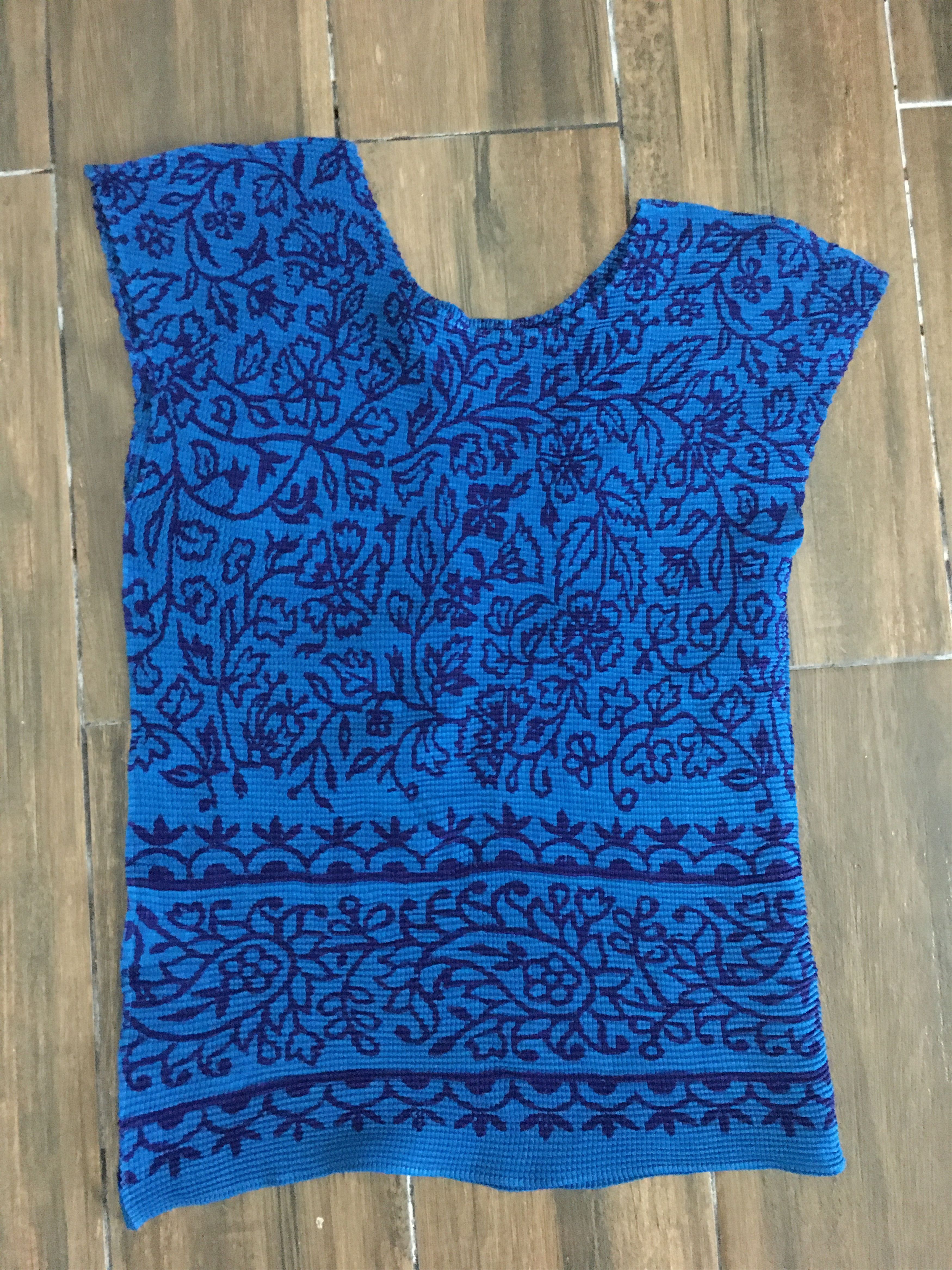 Issey Miyake issey miyake me blue printed sleeveless pleated Size XS / US 0-2 / IT 36-38 - 2 Thumbnail
