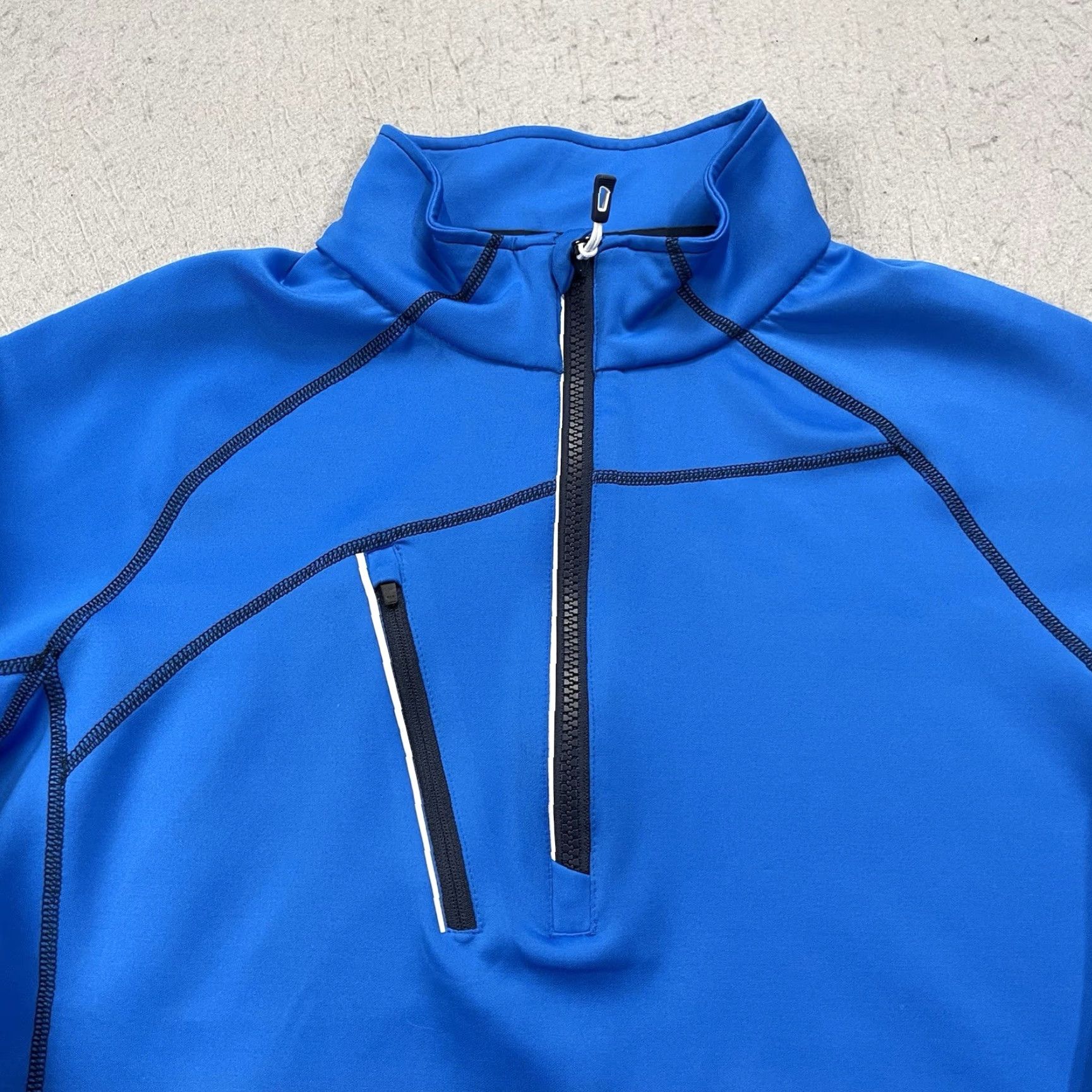 Logo 7 Sunice Jacket Mens Medium Blue Alexander 1/4 Quarter Zip No Course Logo Golf Size US M / EU 48-50 / 2 - 2 Thumbnail