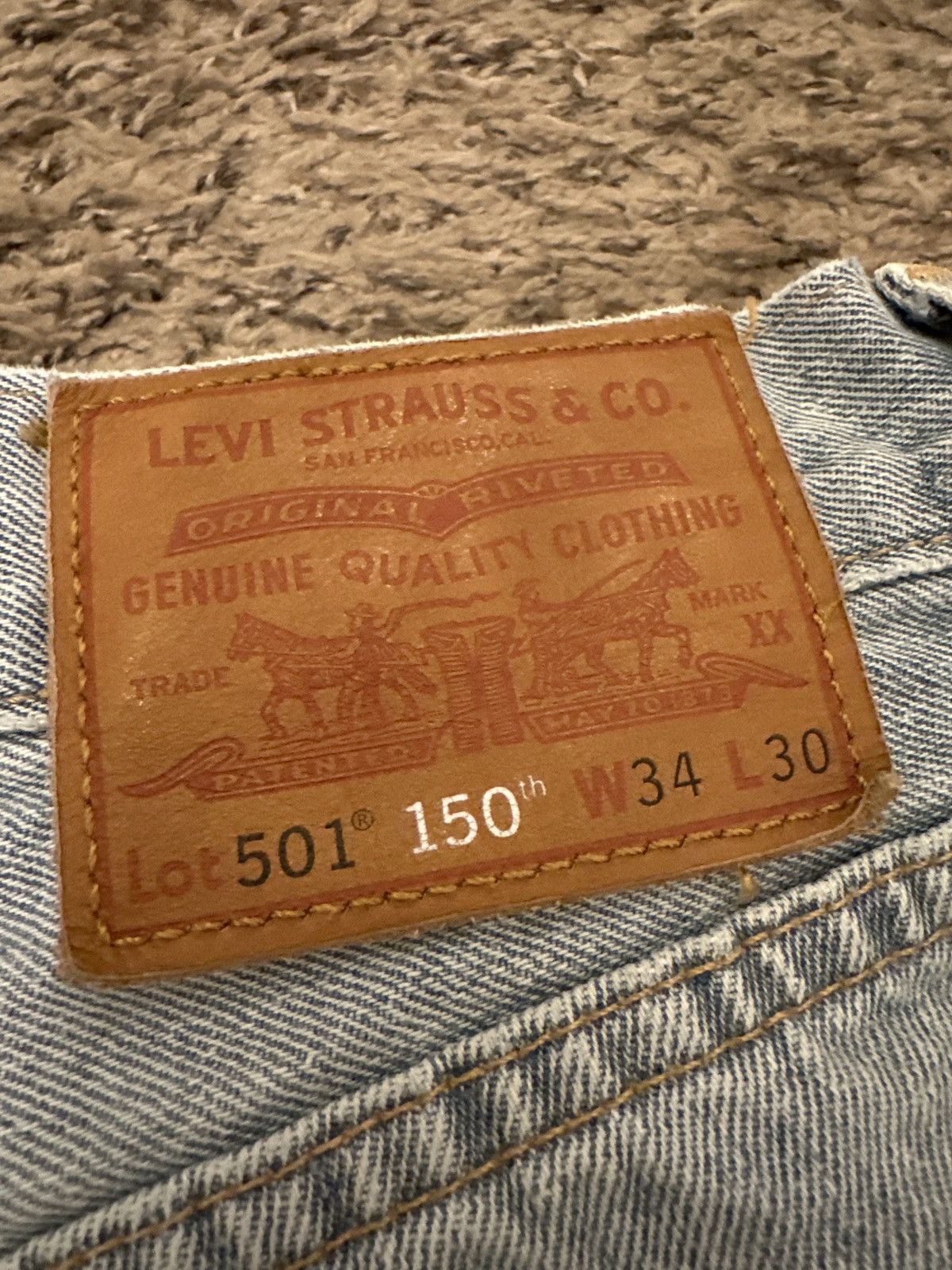 Levi's 150th anniversary Levi’s 501 Size US 34 / EU 50 - 6 Thumbnail