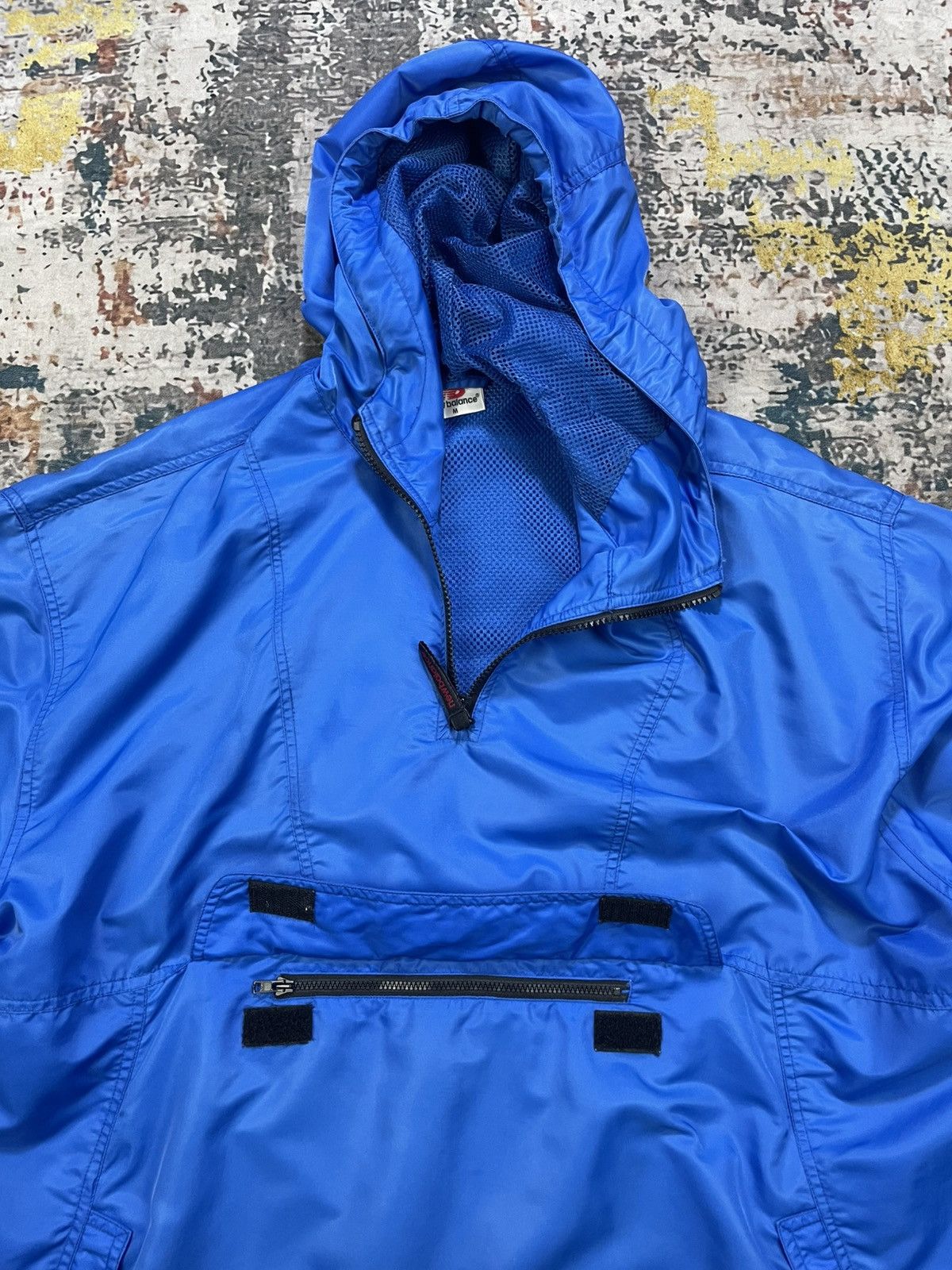 New Balance Vtg New Balance Anorak Kangaroo Pocket Hooded Jacket Size US M / EU 48-50 / 2 - 8 Thumbnail