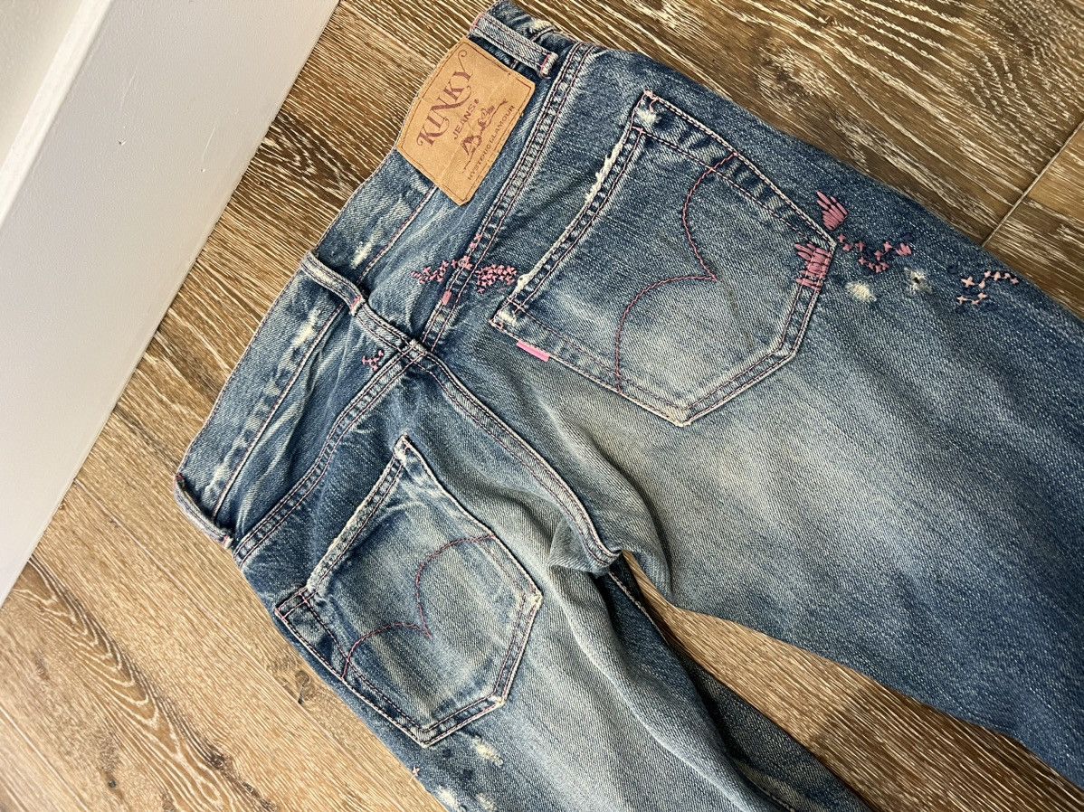 Hysteric Glamour Hysteric glamour kinky distressed repaired selvedge jeans Size US 29 - 9 Thumbnail
