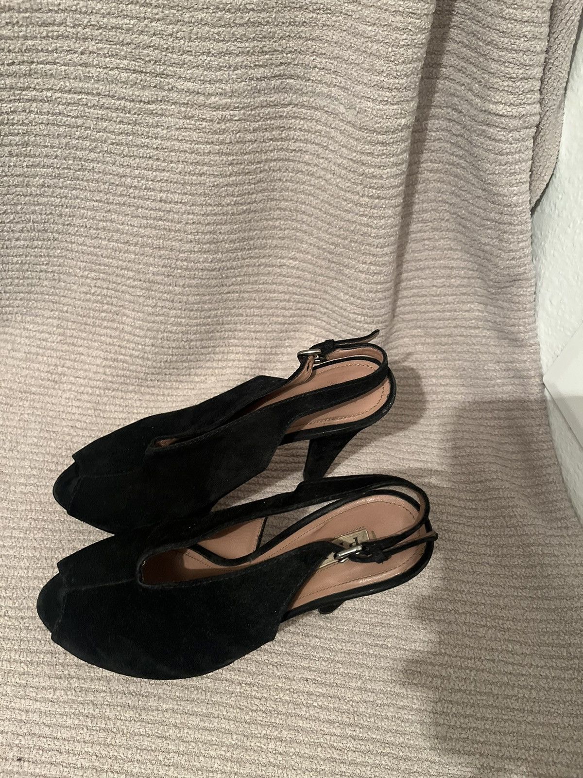 Prada Prada Nero Black Suede Stilettos. Size US 6.5 / IT 36.5 - 16 Thumbnail