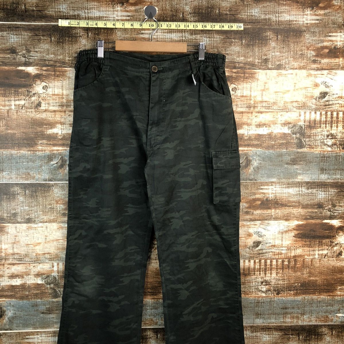 Japanese Brand Fevatis camo utility tactical Cargo Multipocket Pants #A2431 Size US 32 / EU 48 - 2 Thumbnail