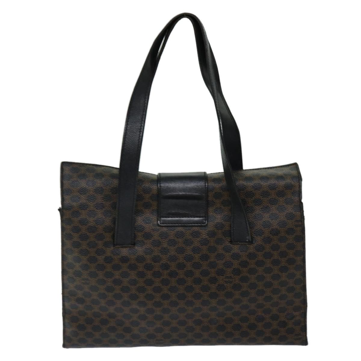 Celine CELINE Macadam Canvas Hand Bag Pvc Black Size ONE SIZE - 2 Thumbnail