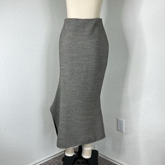 Victoria Beckham Victoria Beckham Gray Marled Scuba Pencil Skirt Asymmetrical Size 27" / US 4 / IT 40 - 4 Thumbnail