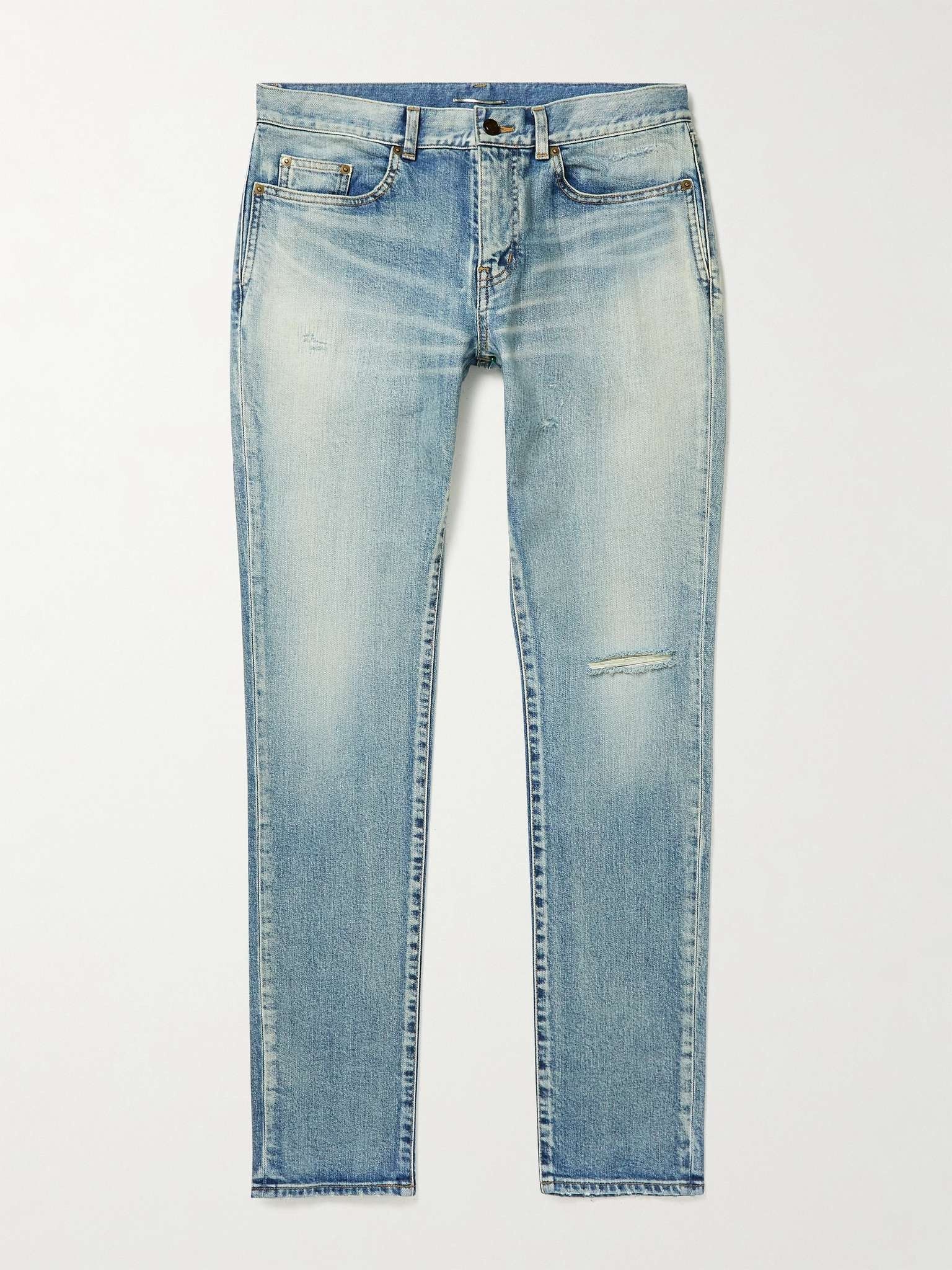 o1bcso1str0725 Skinny-Fit Distressed Jeans