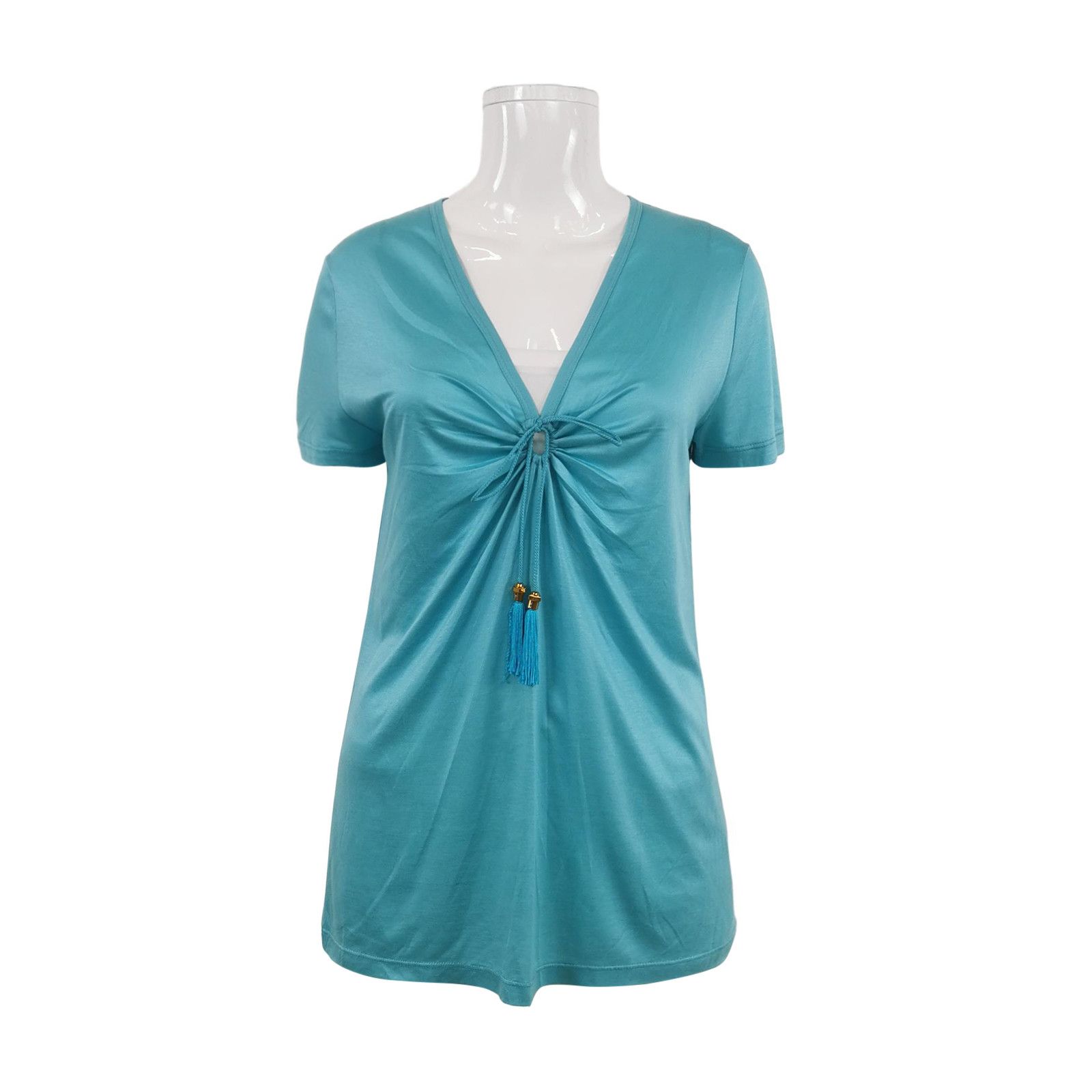 Gucci Gucci Women l Short Sleeve Shirts Size L / US 10 / IT 46 - 1 Thumbnail