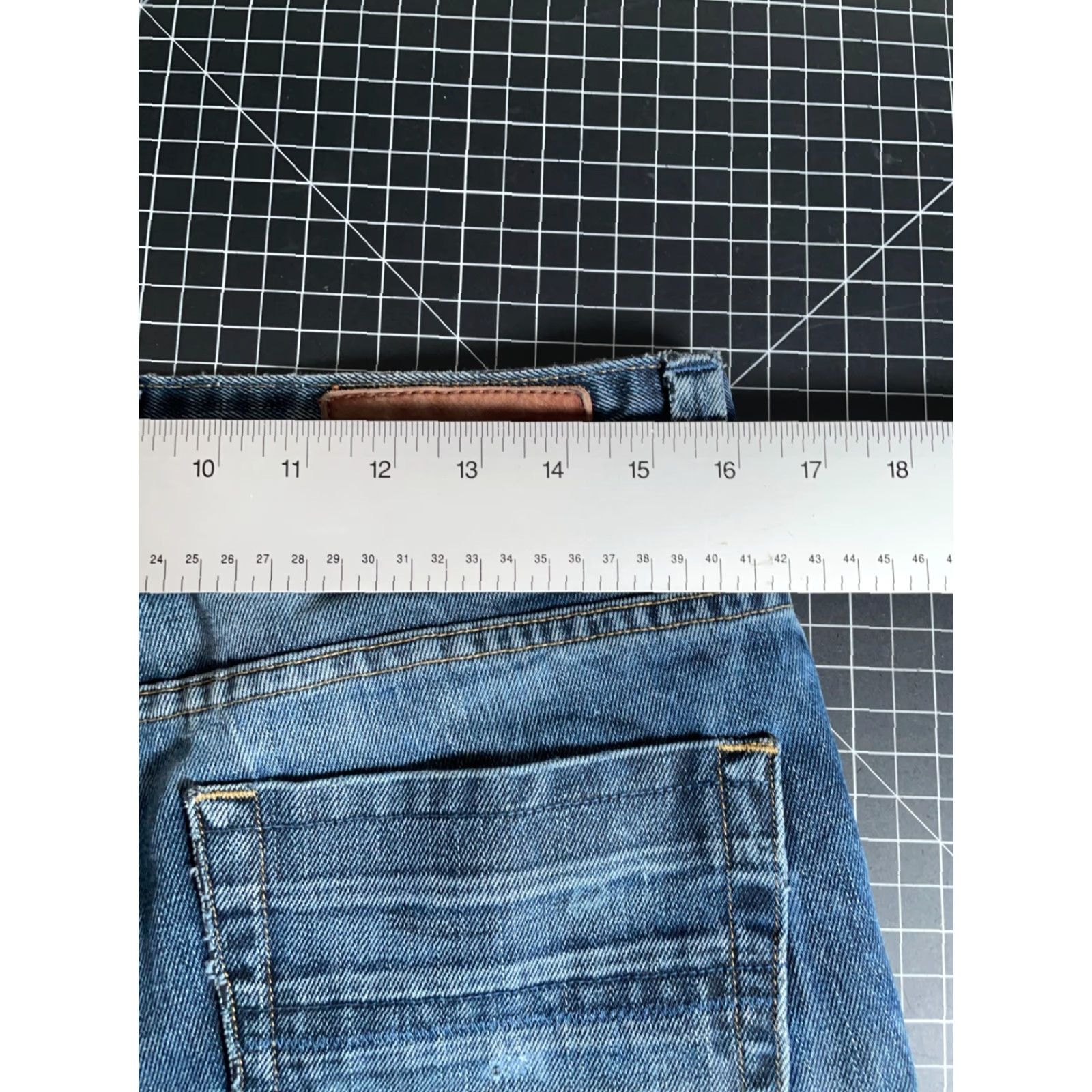 Diesel VINTAGE Diesel Slim Fit Jeans Men's 31 Dark Blue Distressed Denim Button Fly Low Rise Jeans Size US 32 / EU 48 - 5 Thumbnail