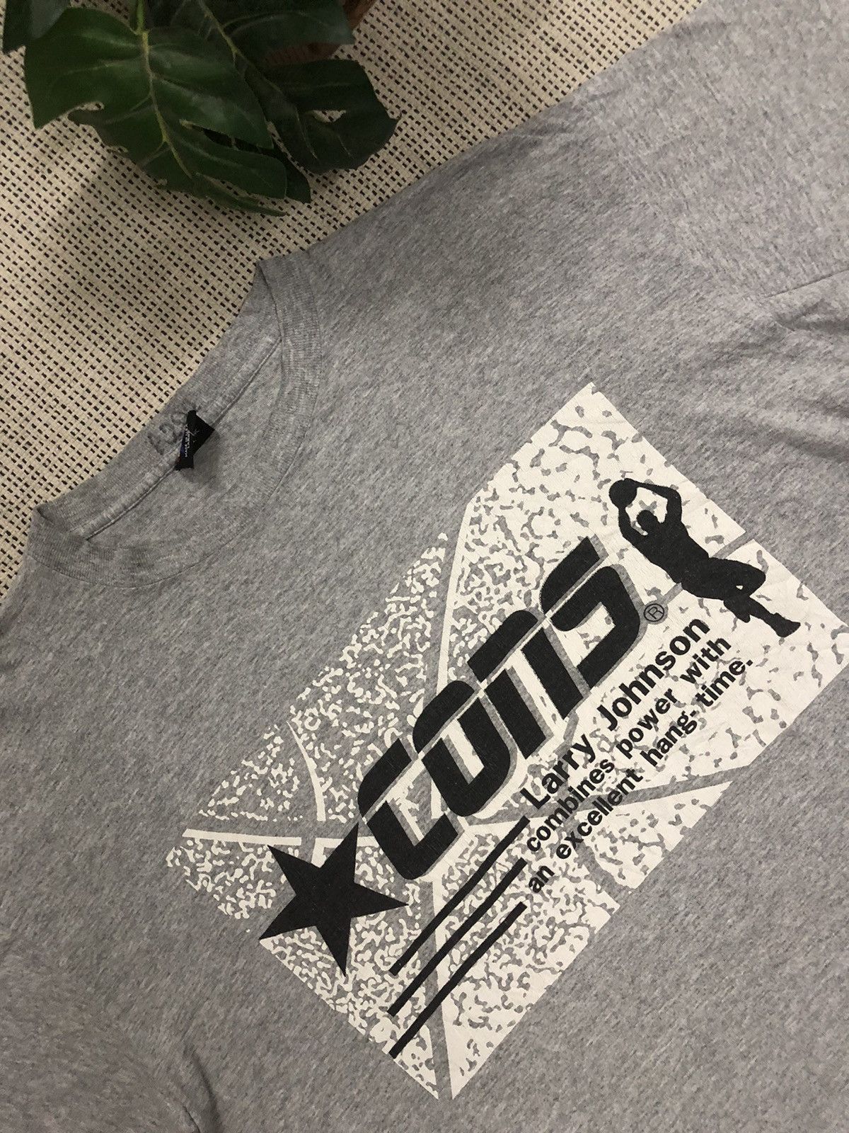 Converse × Vintage Vintage 90’s Converse x Larry Johnson Made in usa tee Size US L / EU 52-54 / 3 - 1 Thumbnail