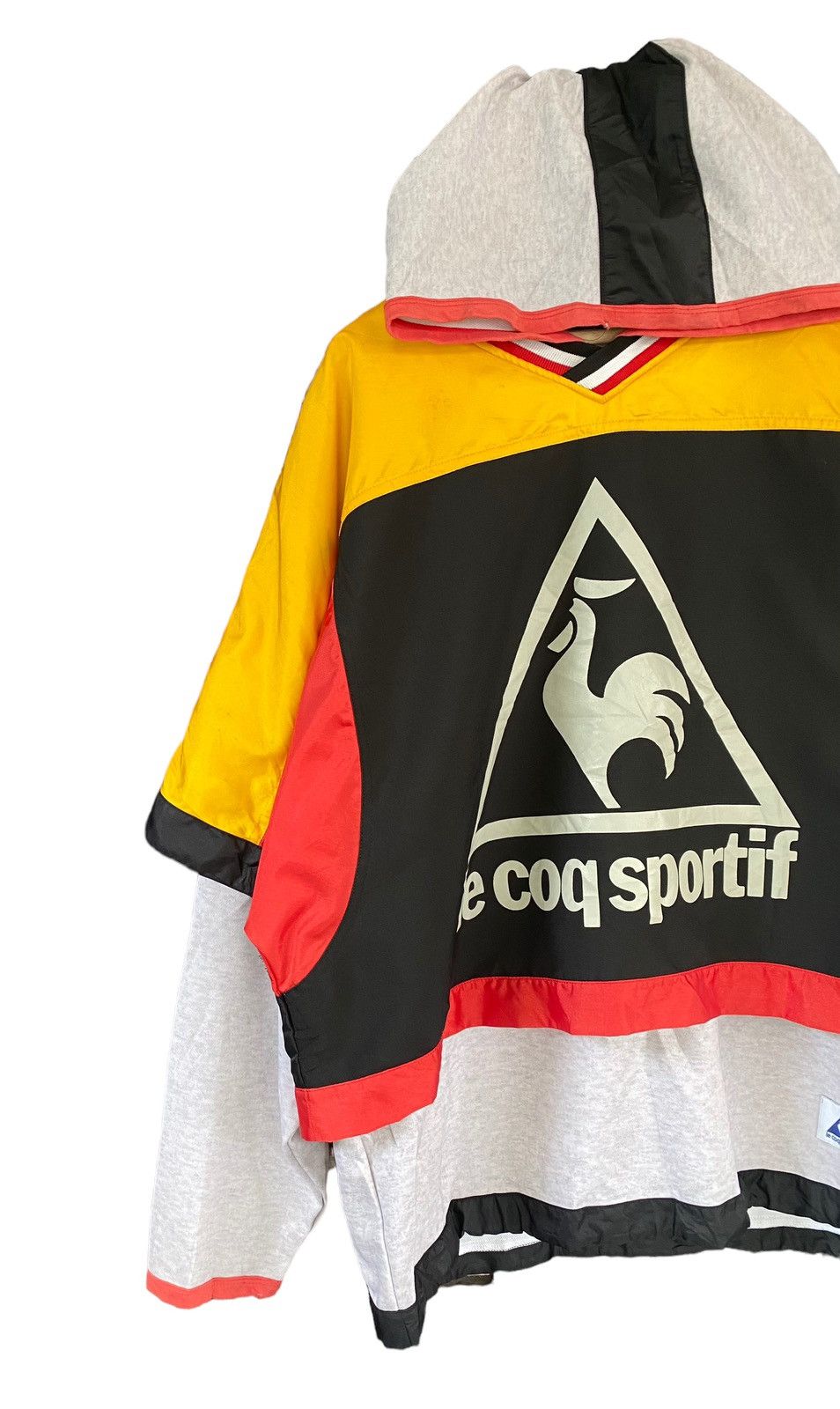 Le Coq Sportif × Vintage Vintage Le Coq Sportif Hoodie Jacket Long Sleeve (L) Size US L / EU 52-54 / 3 - 6 Thumbnail