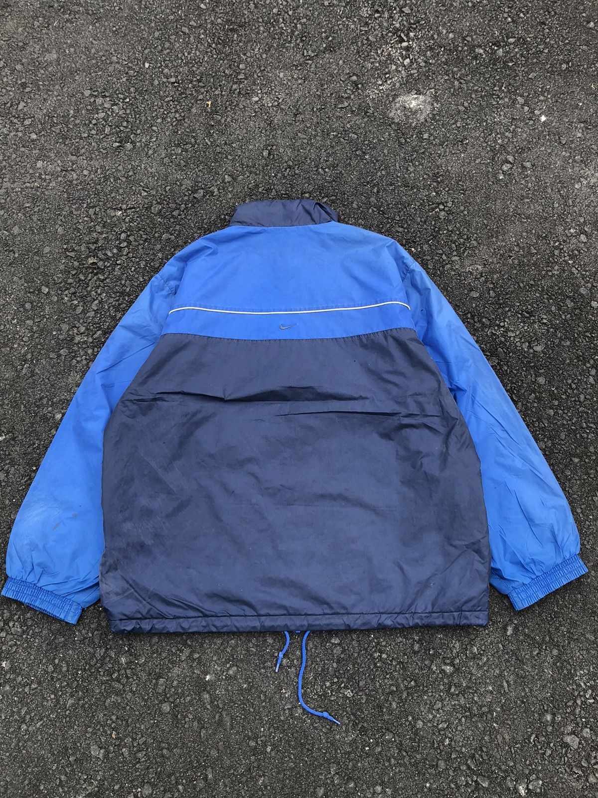 Japanese Brand Vintage Nike Colour Block Lining Logo Embroidery Jacket Size US XXL / EU 58 / 5 - 15 Thumbnail