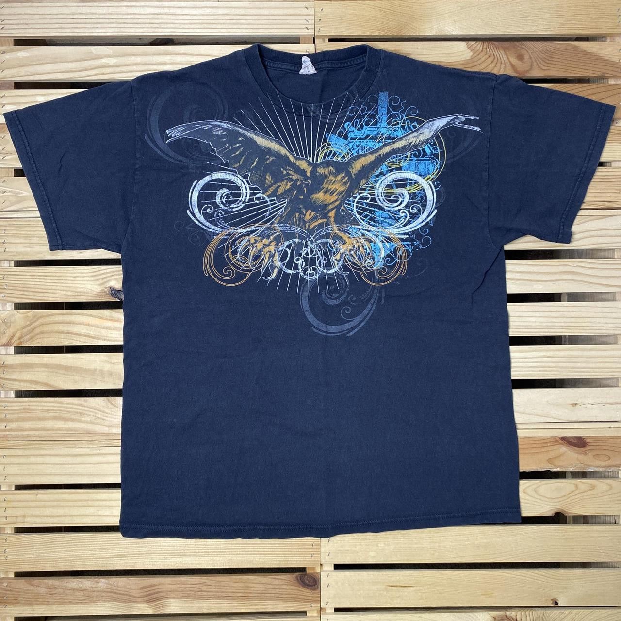 Delta Eagle Black Y2K Skate-Style Tee Size Large Size US L / EU 52-54 / 3 - 1 Thumbnail