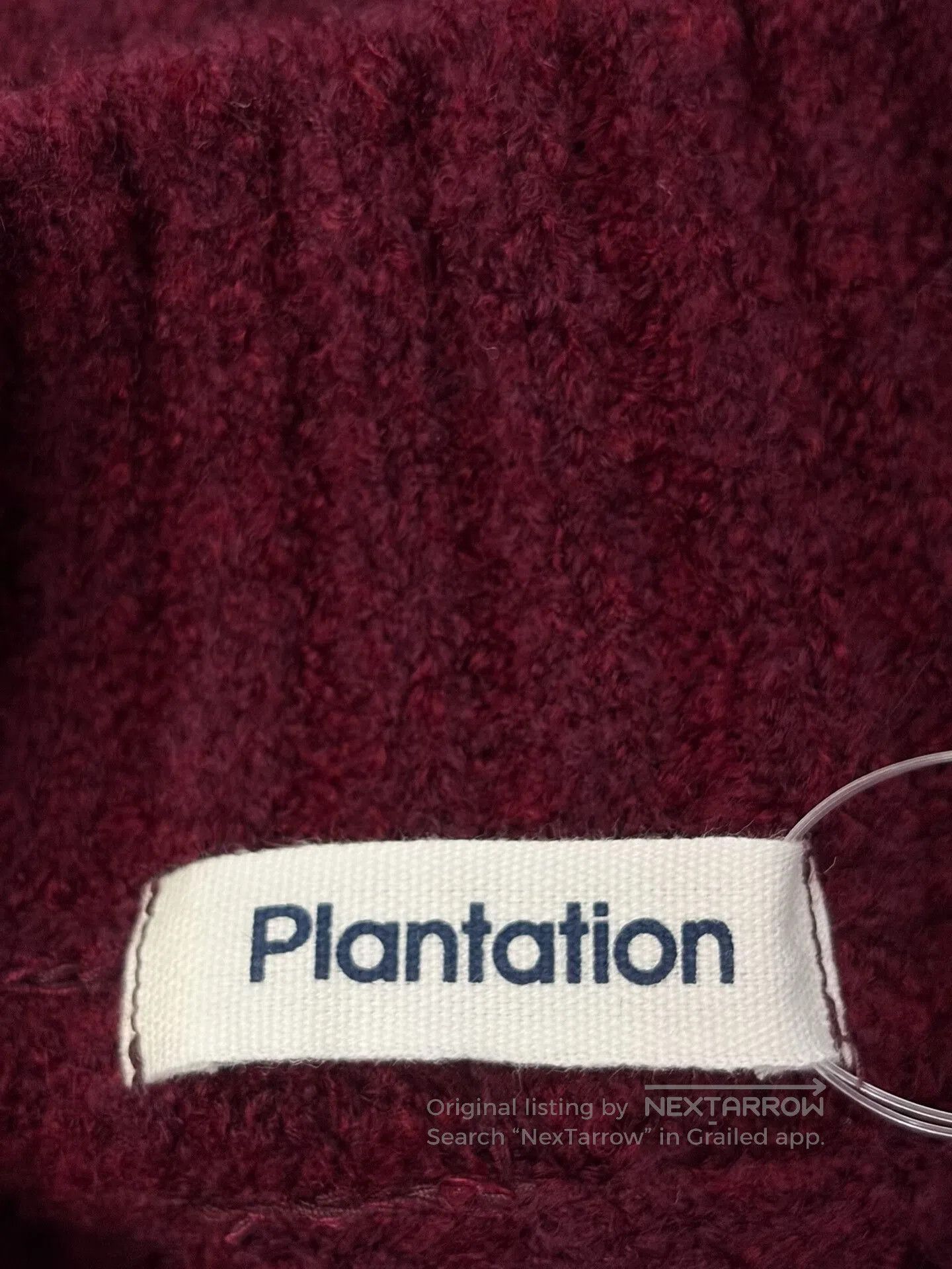 Japanese Brand Plantation Wool Cardigan for Autumn/Winter. Size M / US 6-8 / IT 42-44 - 7 Thumbnail