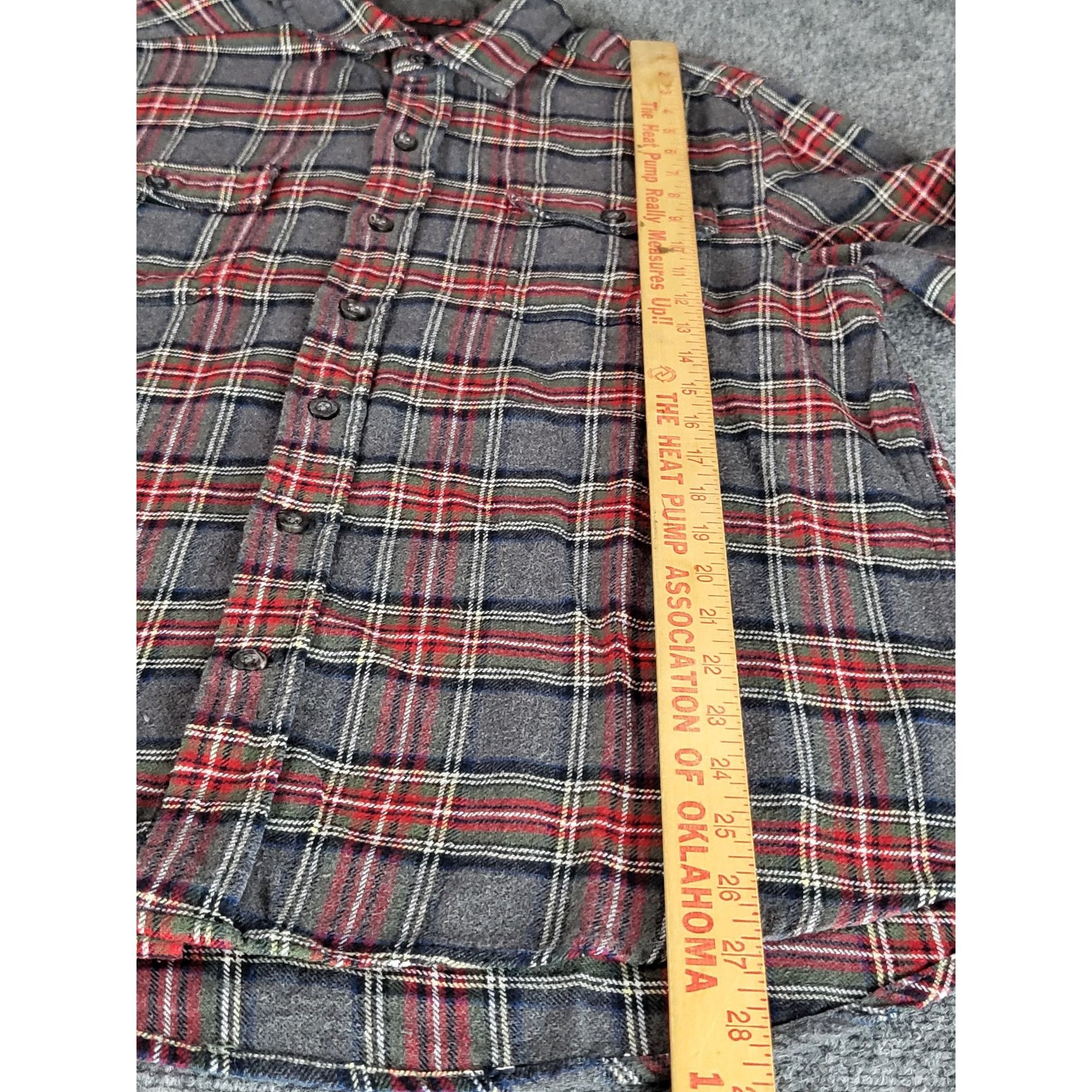 Woolrich Woolen Mills Woolrich Flannel Shirt Gray Red Plaid Hike Camping Outdoor S Size US M / EU 48-50 / 2 - 3 Thumbnail