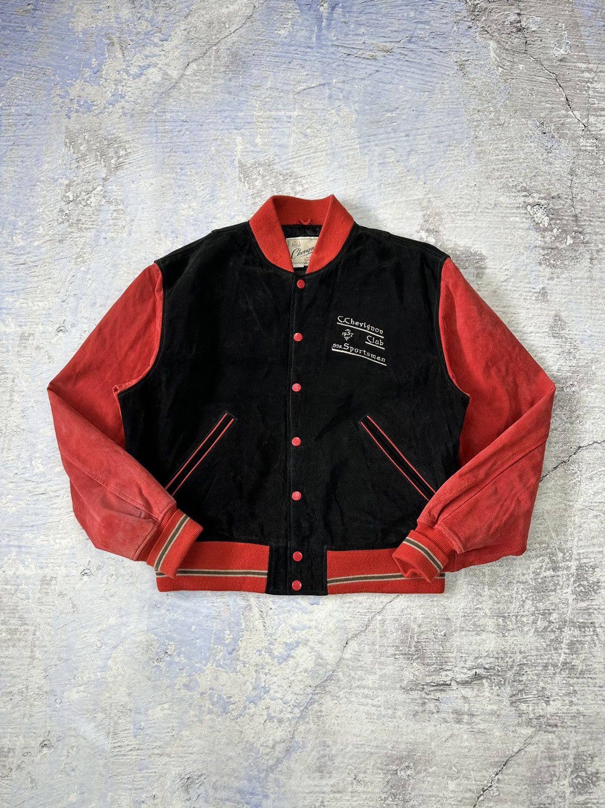 Letterman Jacket Chevignon Baseball Jacket Chevignon Vintage