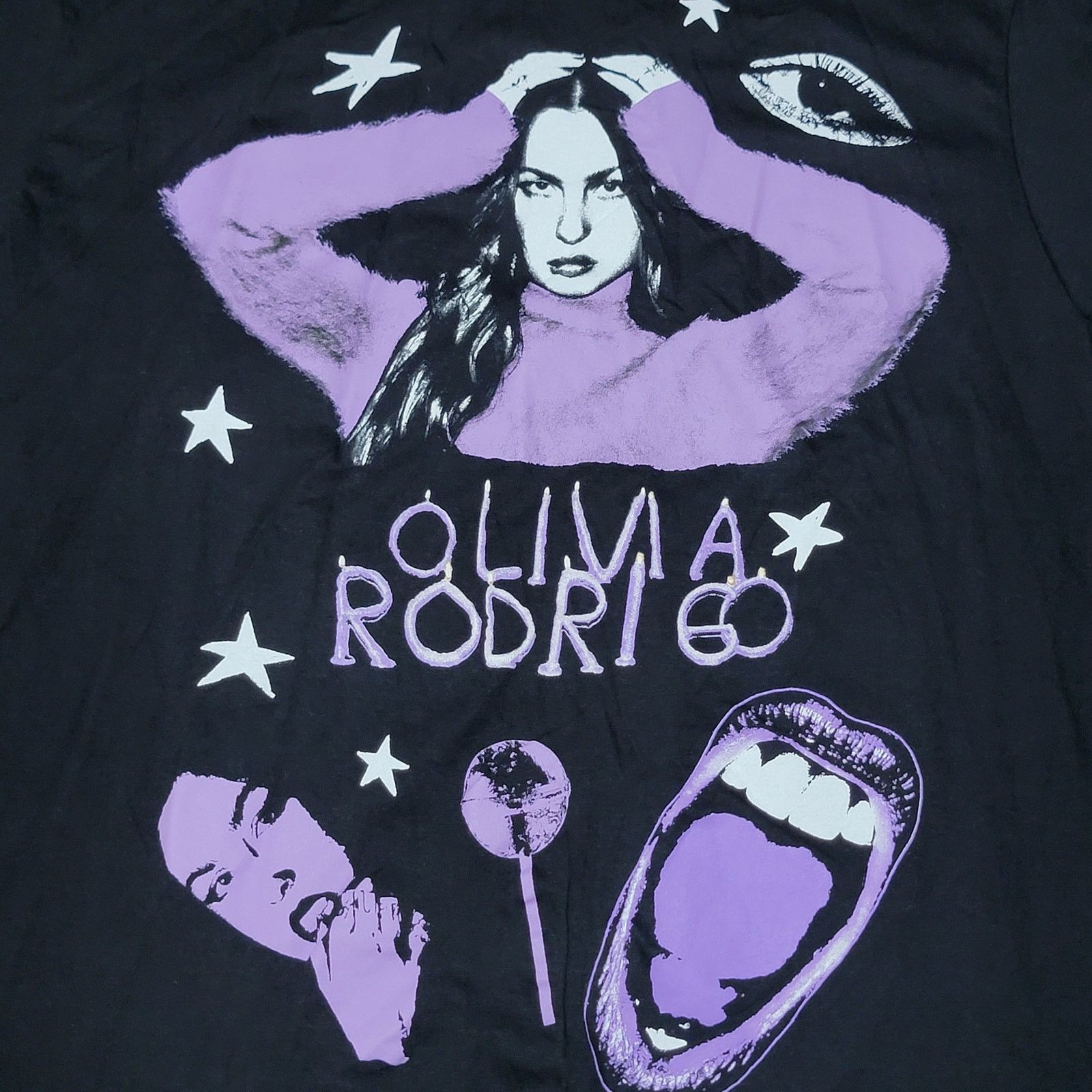 Other Olivia Rodrigo Black Unisex Tee GUTS Graphic - Size Large Size L / US 10 / IT 46 - 2 Thumbnail