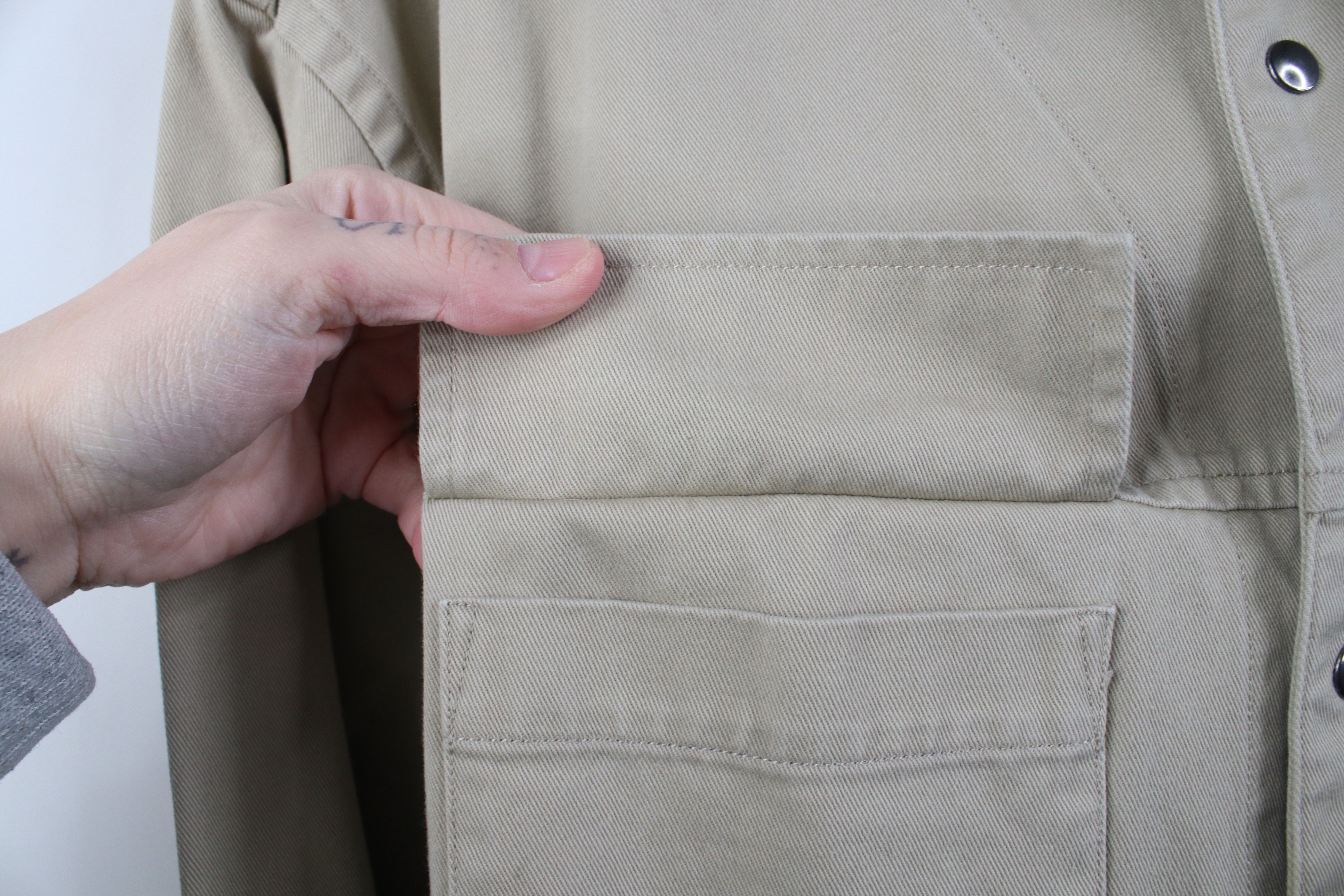 Banana Republic Vintage Y2K 2002 Banana Republic Snap Button Shirt Jacket Size US L / EU 52-54 / 3 - 8 Thumbnail