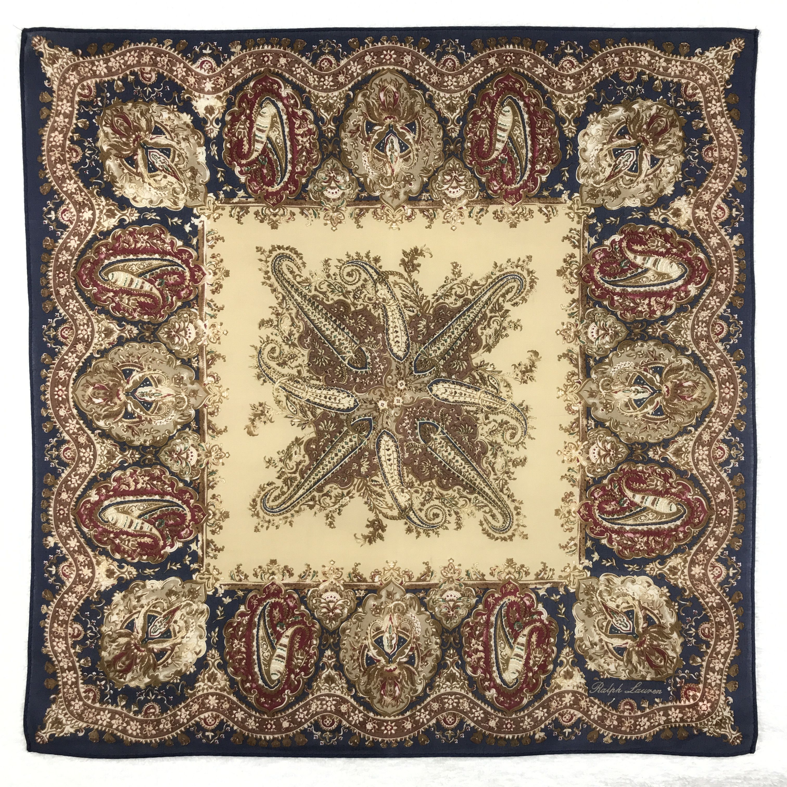 Vintage Ralph Lauren Bandana Neckerchief Handkerchief