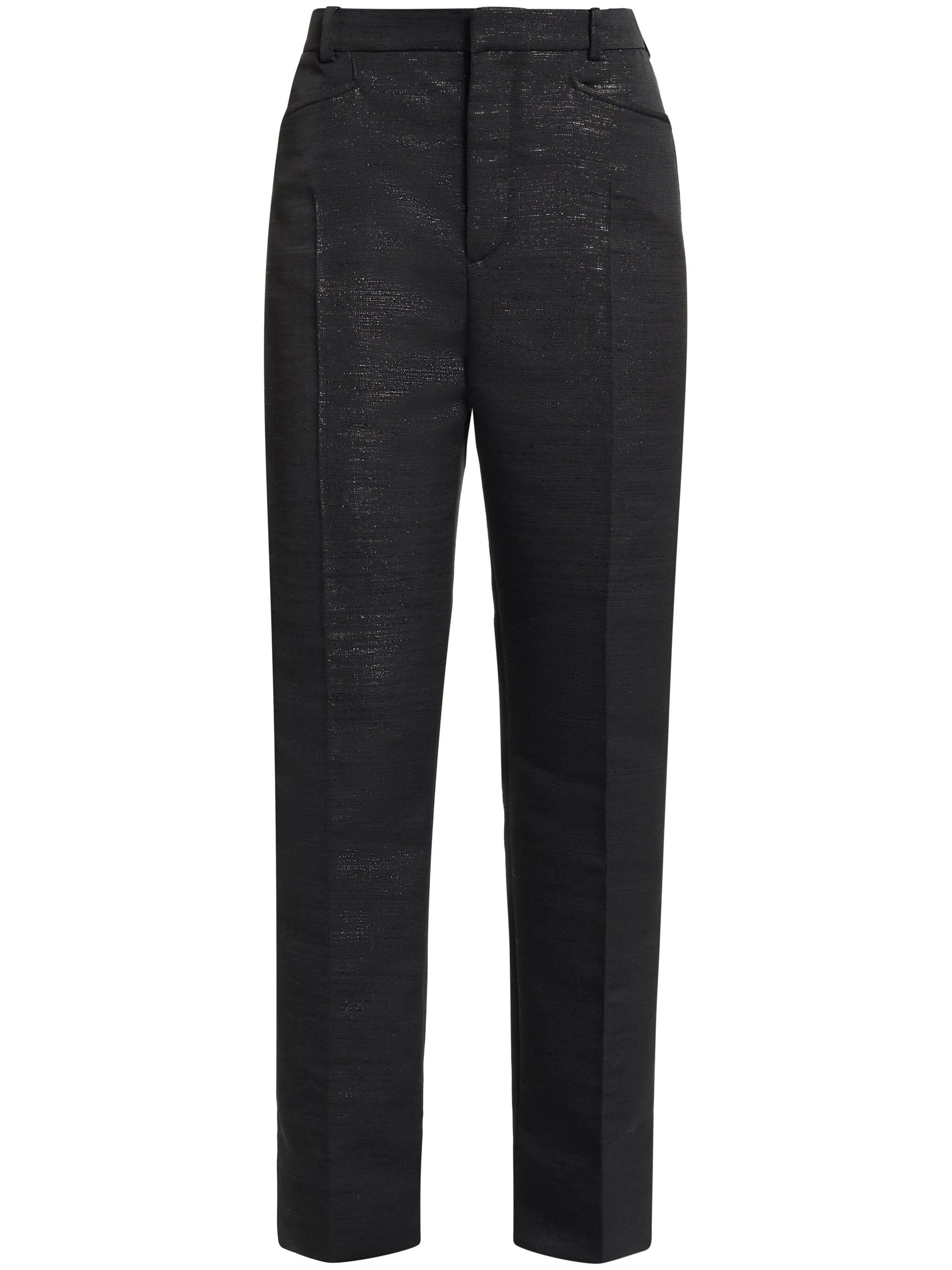 Tom Ford o1w1db10525 PAW558 Wallis Lurex Pant in Black Size 25" / US 0 / IT 36 - 1 Thumbnail
