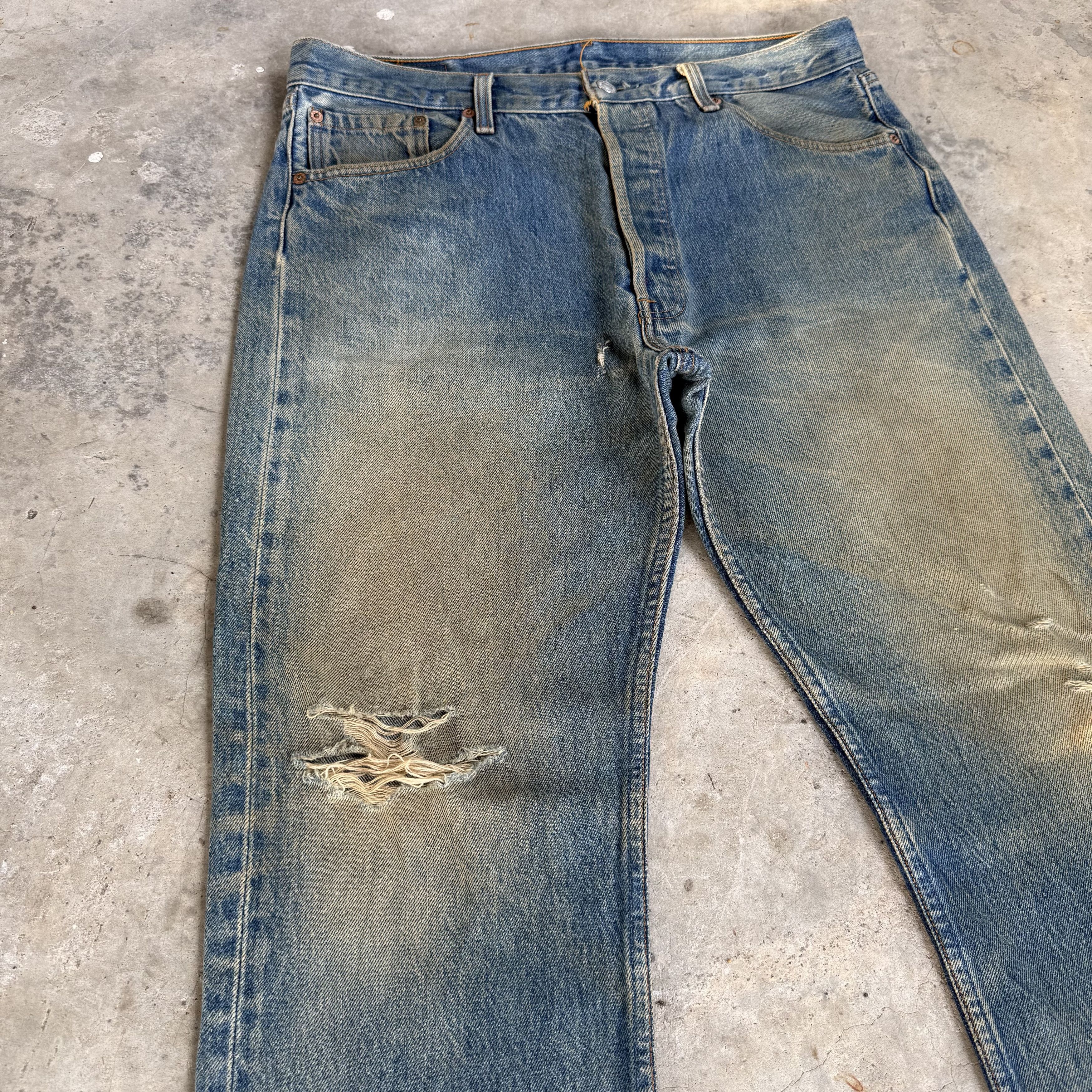 Levi's Vintage Clothing Vintage Levi's 501 95s Made Usa Rusty Denim Size US 36 / EU 52 - 3 Thumbnail