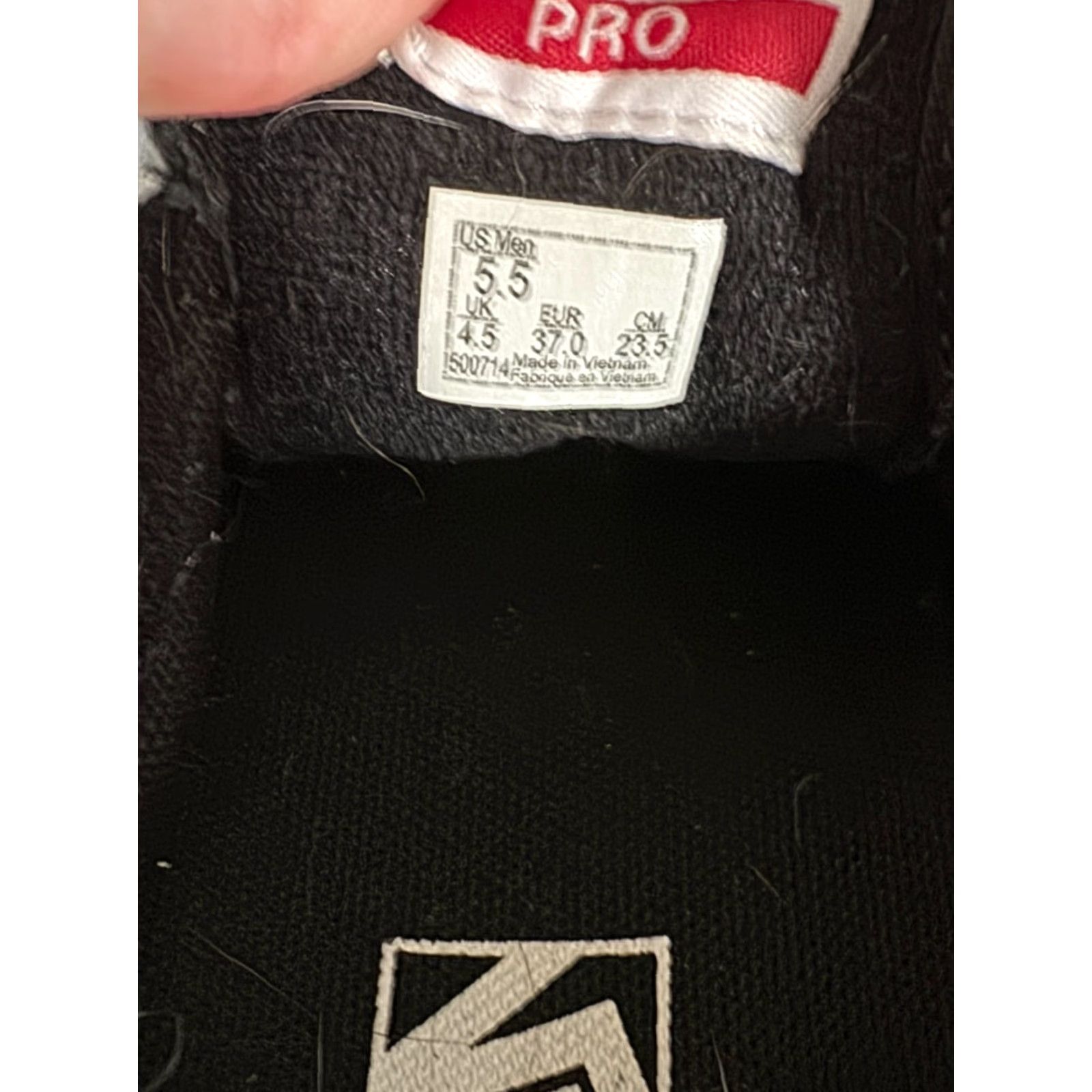 Vans VANS Pro Ultra Cush Low Top Skate Shoe Men Black Canvas Suede Sneaker 5.5 (UK 25.5, EU 37) | Skateboarding Athletic Shoes Size US S / EU 44-46 / 1 - 7 Thumbnail