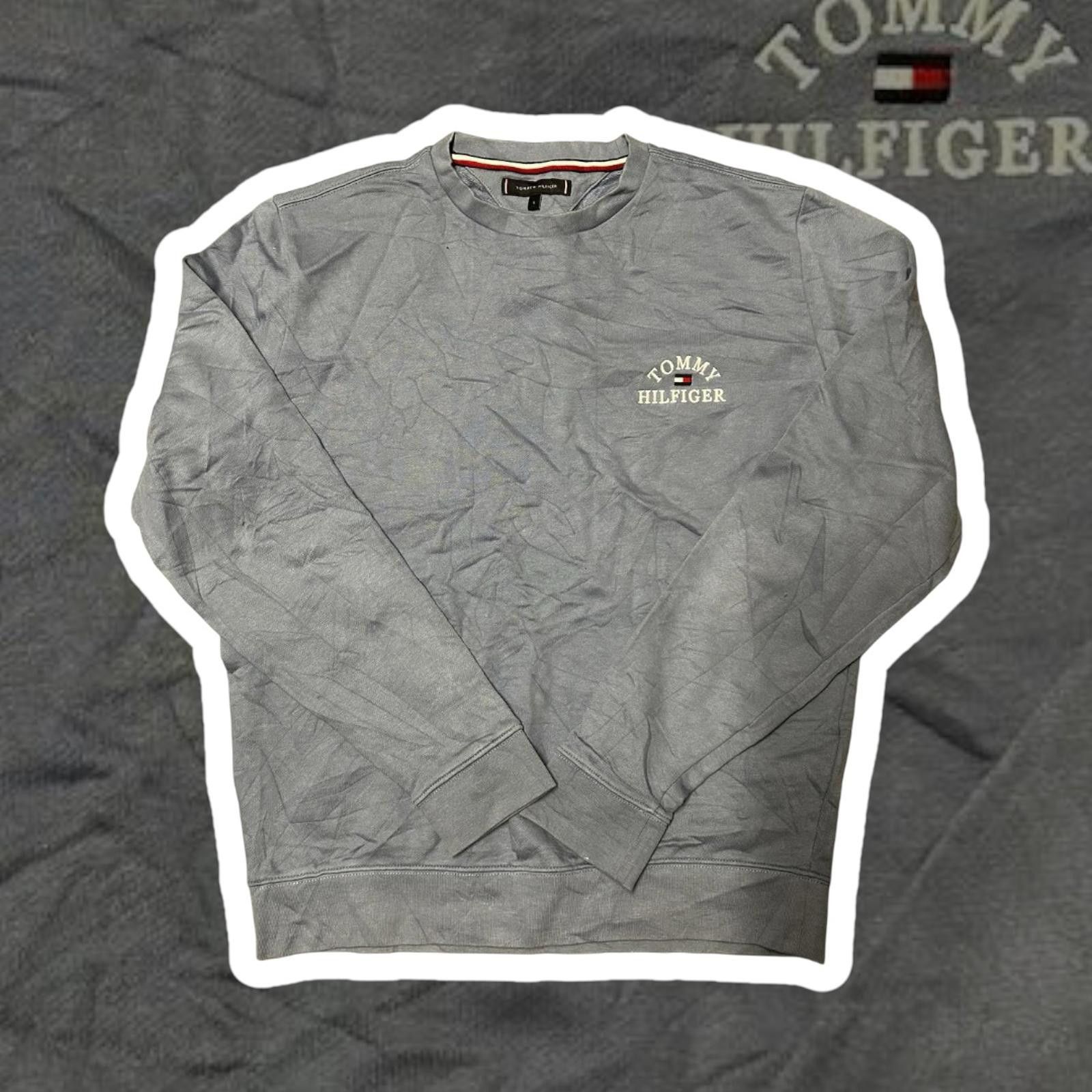 Tommy Hilfiger Tommy Hilfiger Light Blue Sweatshirt Size US L / EU 52-54 / 3 - 1 Thumbnail
