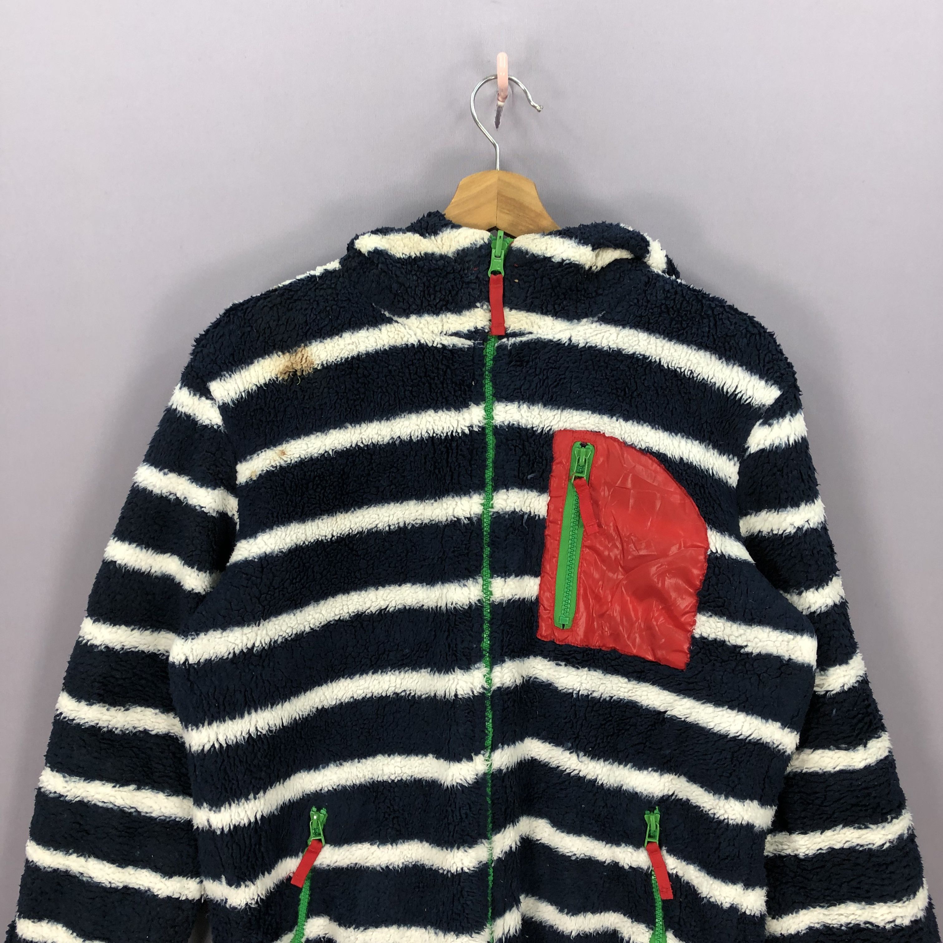 Japanese Brand × Vintage Vintage Soul of Freedom Hoodie Reversible Fleece Jacket Size US M / EU 48-50 / 2 - 7 Thumbnail