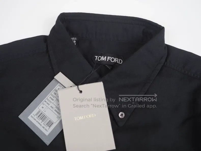 Tom Ford Tom Ford size 39 Black Pocket Shirt Size US S / EU 44-46 / 1 - 3 Thumbnail