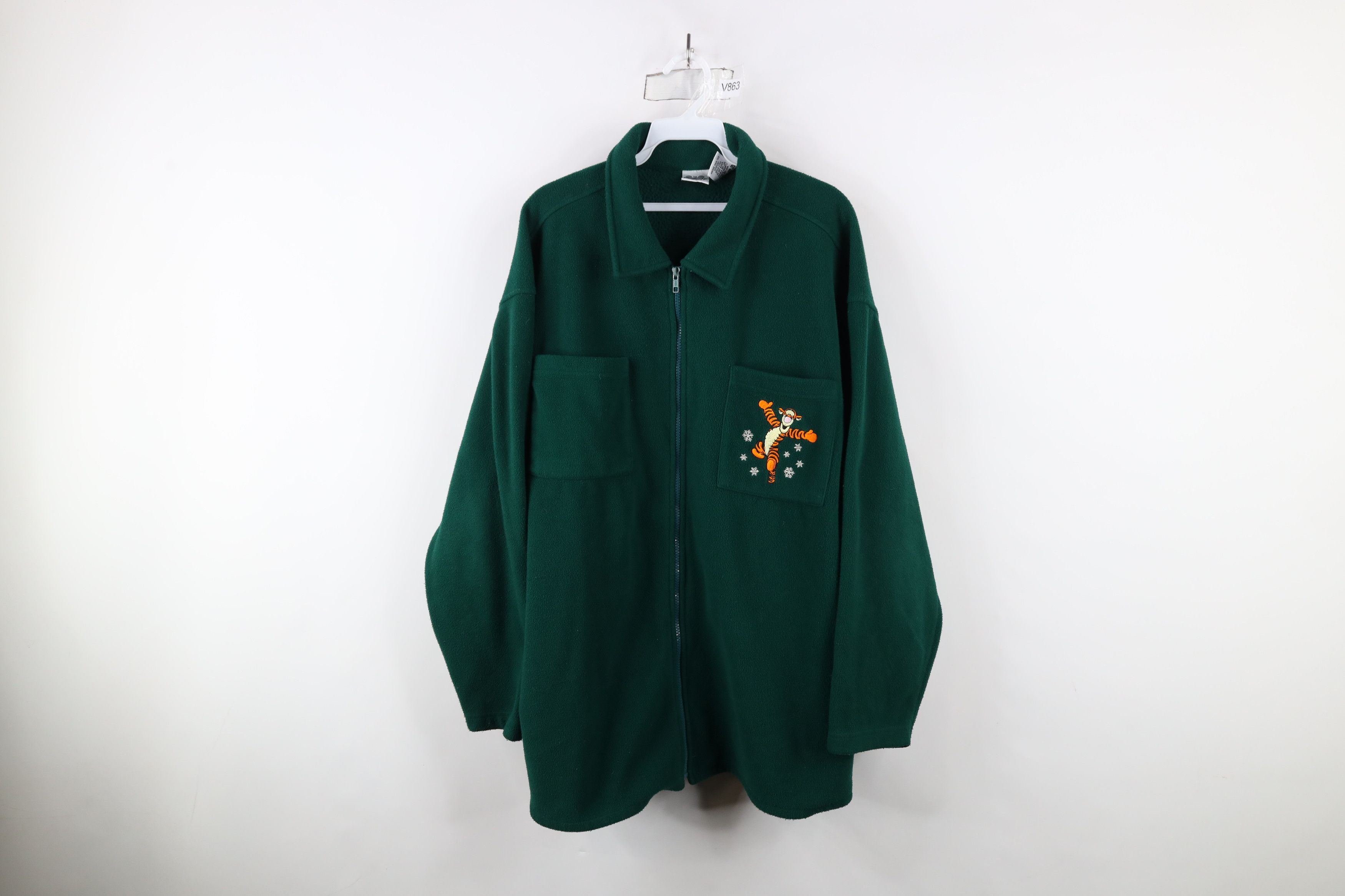 Disney × Vintage Vintage 90s Disney Winnie the Pooh Tigger Snowflake Jacket Size XL / US 12-14 / IT 48-50 - 1 Thumbnail