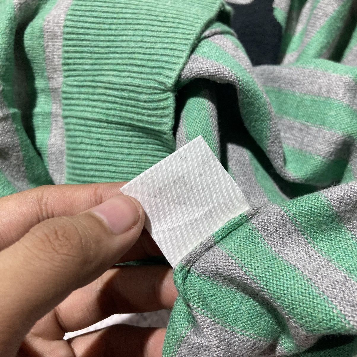 Ne-Net Vintage Issey Miyake Ne-Net Cat Logo Stripe Cardigan Size US S / EU 44-46 / 1 - 13 Thumbnail