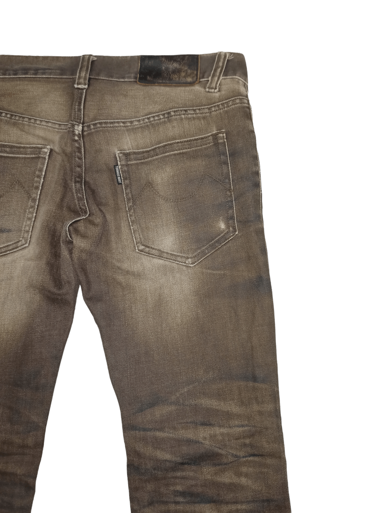 Tornado Mart Tornado Mart Stretchable Mud Washed Flared Denim Size US 30 / EU 46 - 8 Thumbnail