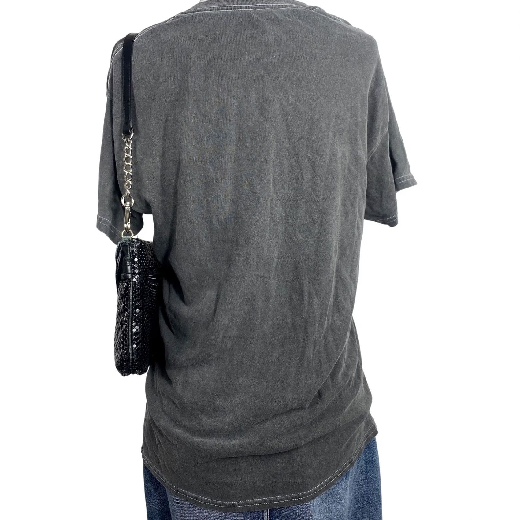 Vintage KISS Band Tee Graphic Oversized Baggy Grunge Punk Skater Womens Small Size ONE SIZE - 2 Thumbnail