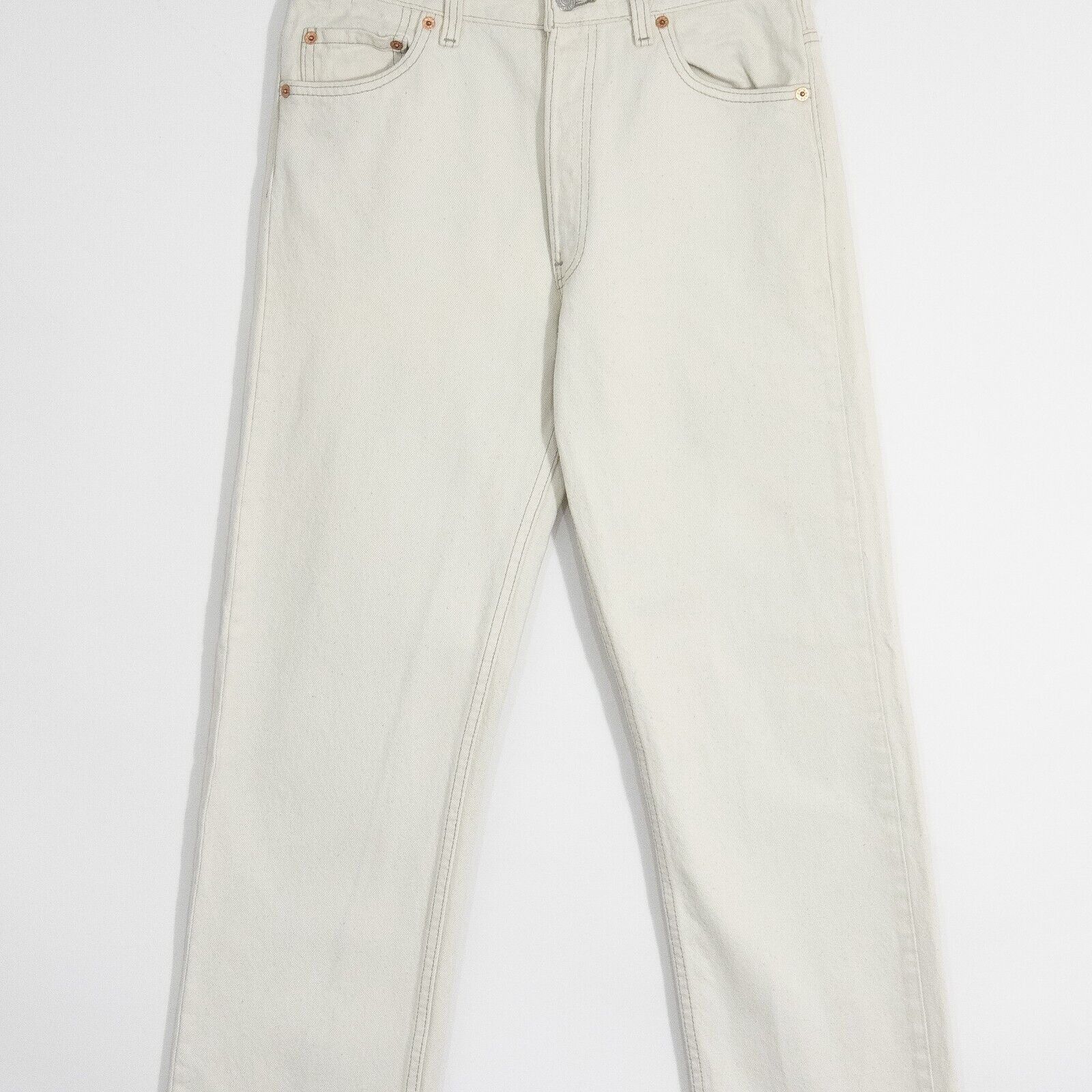 Levi's Vintage 90s Levis 501 Jeans 28x34 Distressed Natural Cotton Size US 28 / EU 44 - 2 Thumbnail