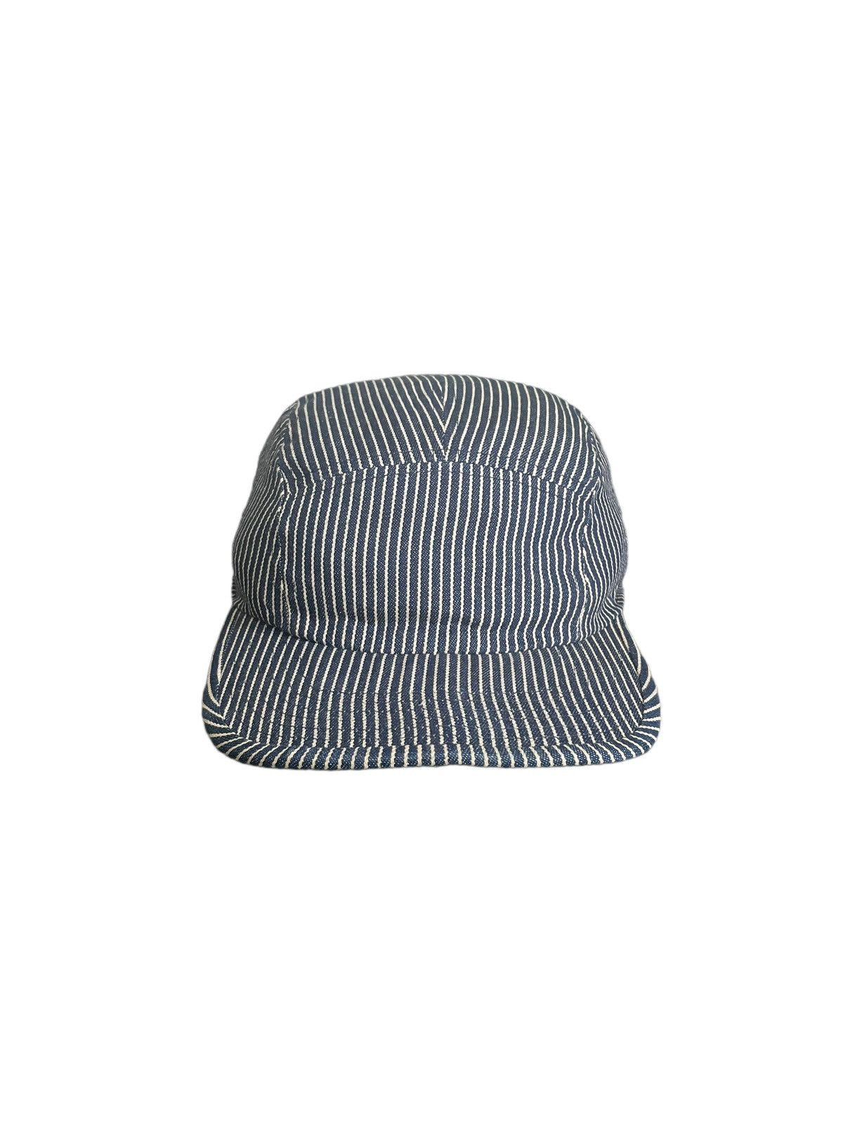 Japanese Brand Breeze Hickory Workers Cap Size ONE SIZE - 1 Thumbnail