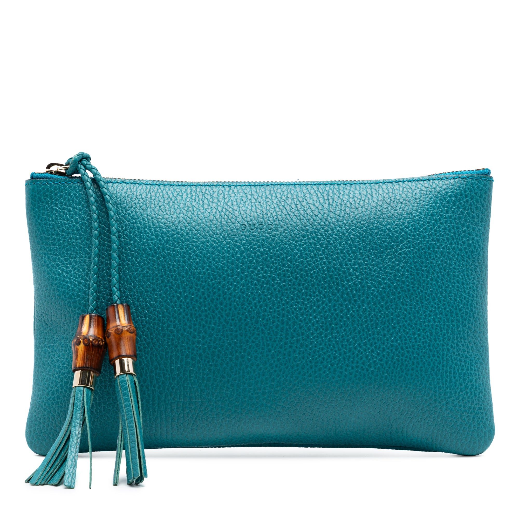 Gucci Calfskin Bamboo Clutch Size ONE SIZE - 1 Thumbnail