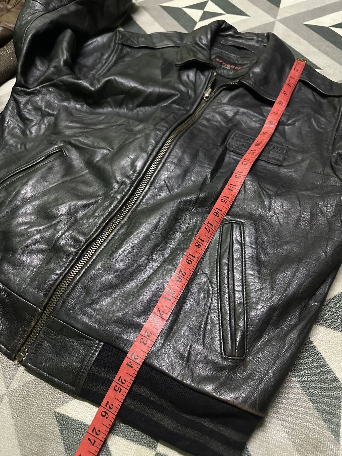 Chevignon × Vintage Chevignon leather jacket Size US L / EU 52-54 / 3 - 13 Thumbnail
