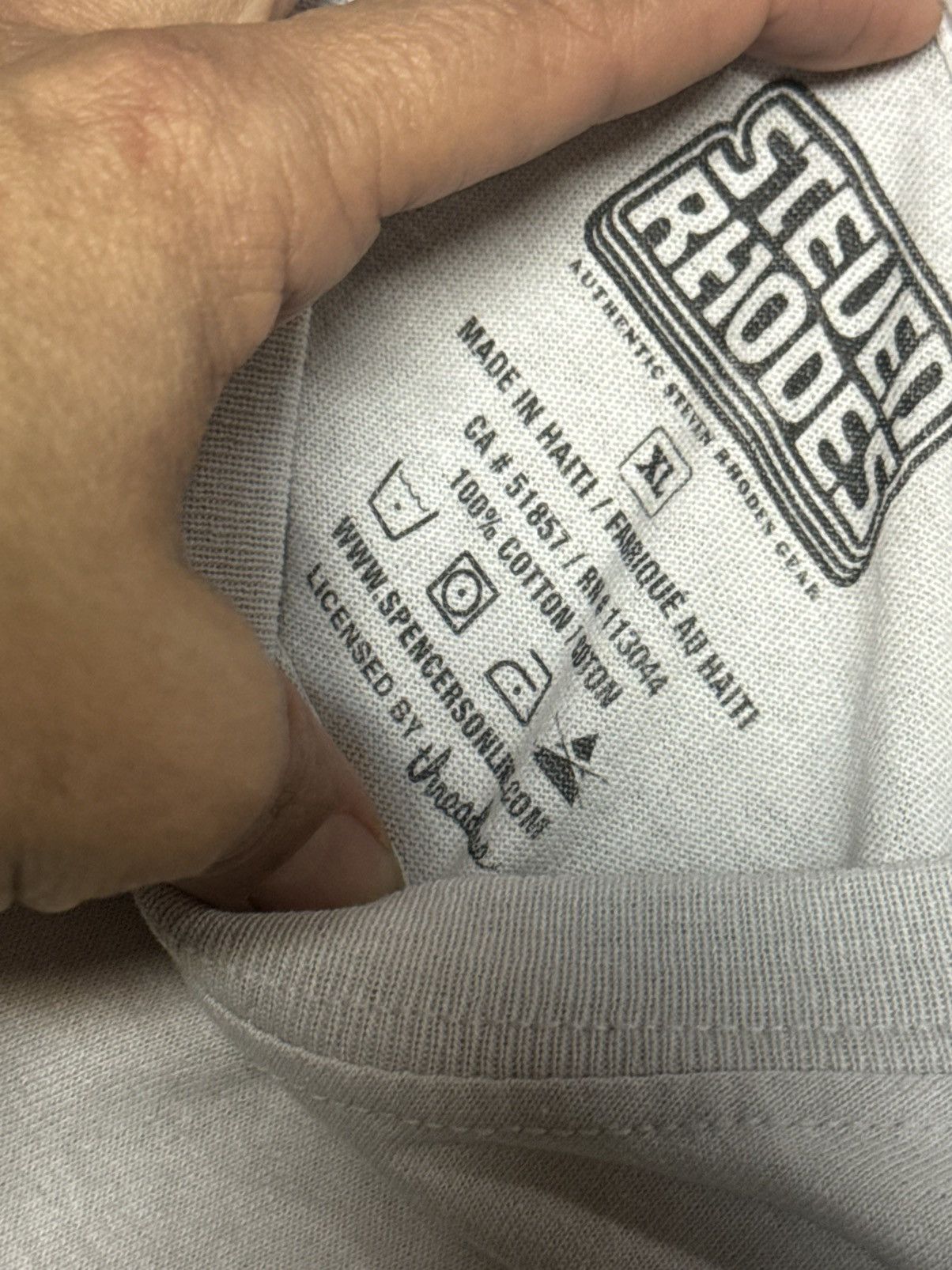 Vintage Steven Rhodes Shirt Adult XL Beige Alien Safety Education Size US XL / EU 56 / 4 - 4 Thumbnail