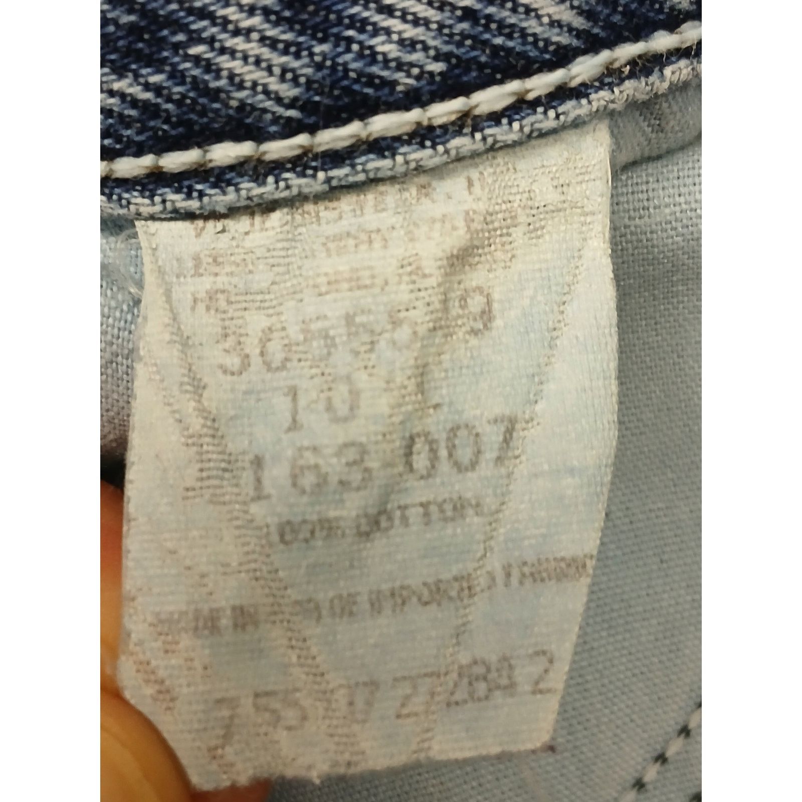 Lee Lee (10L) Vintage High Rise Tapered Leg Blue Denim Jeans Size 32" / US 10 / IT 46 - 7 Thumbnail