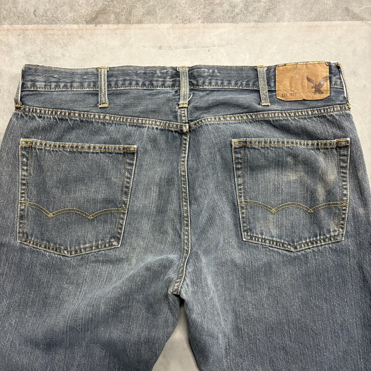 Vintage Crazy Vintage Y2K/2000s Baggy Wideleg Dark Wash Denim Jeans! Size US 38 / EU 54 - 5 Thumbnail