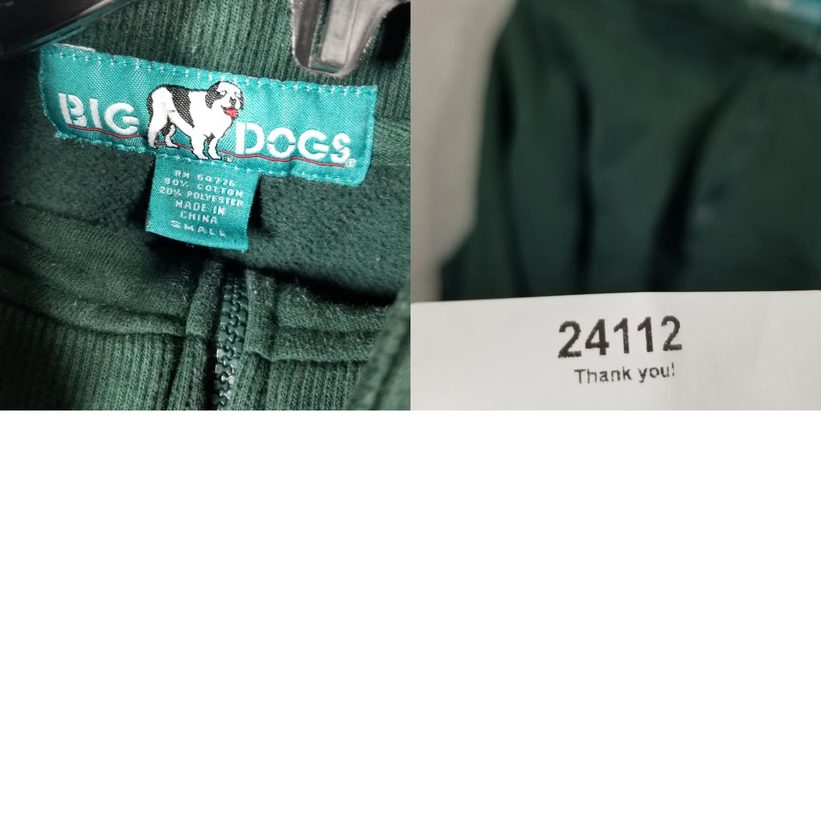 Big Dogs Vintage Big Dogs Sweatshirt Men Small Green Zip Pullover Embroidered Logo 1/4 Zip Mock Neck Fleece Heavyweight Cotton Polyester Size US S / EU 44-46 / 1 - 8 Thumbnail