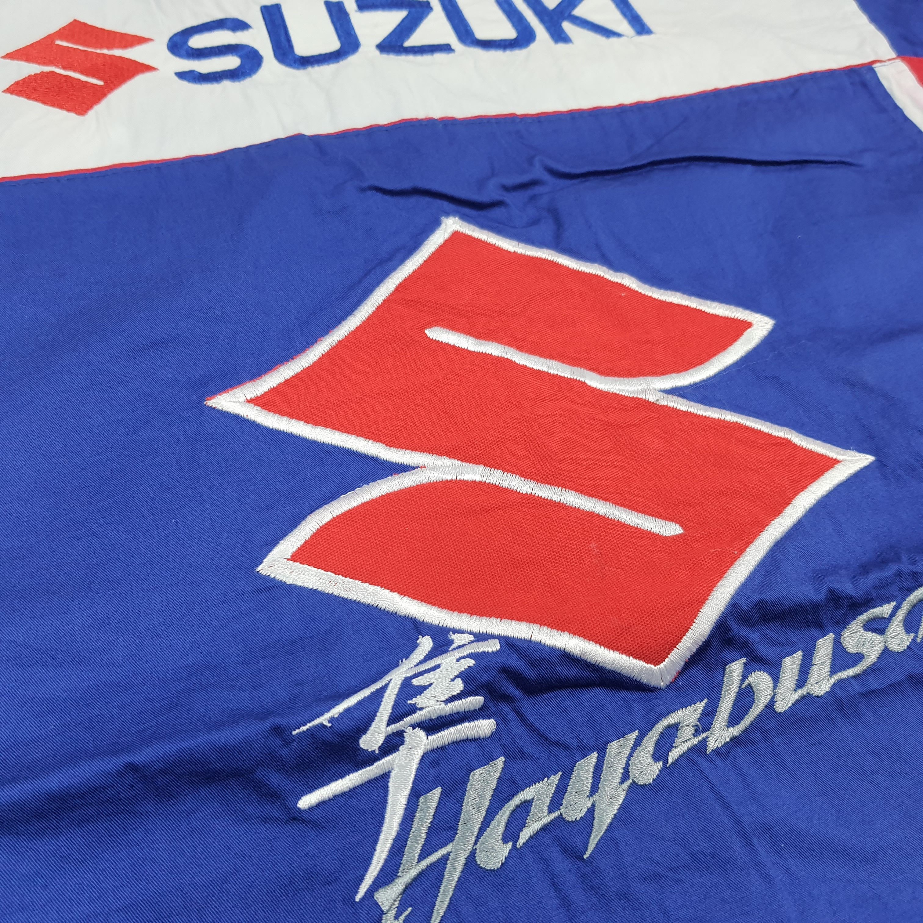 Japanese Brand Vintage Suzuki Hayabusa MotoGP Racing Work Shirt C294N67 Size US S / EU 44-46 / 1 - 8 Thumbnail