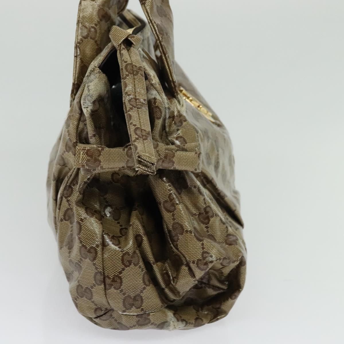 GUCCI GG Crystal Handbag Black Gold