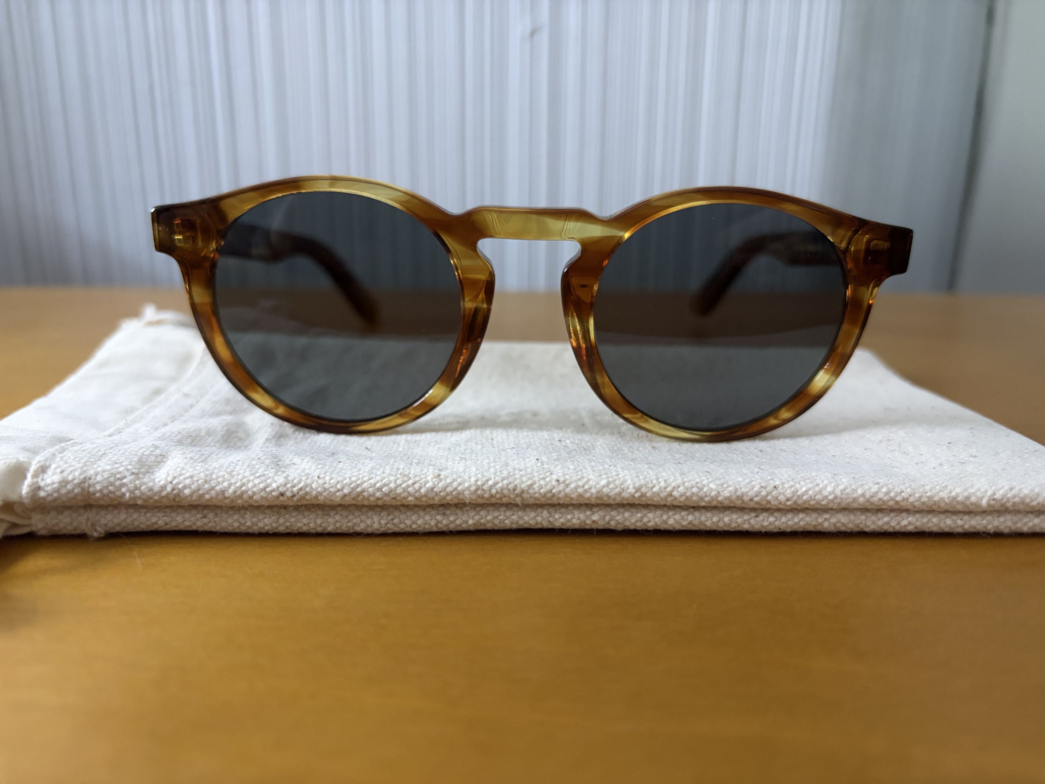 Ace & Tate "Benjamin" sunglasses in caramel Havana new w/case Size ONE SIZE - 6 Thumbnail