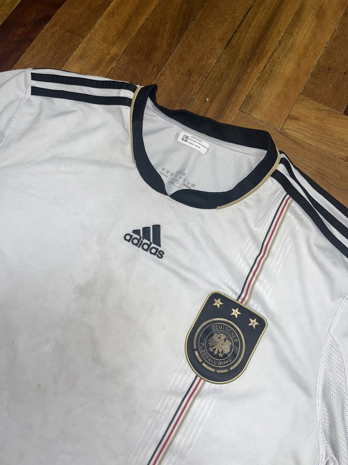 Adidas Adidas Germany 2010/2011 World Cup Vintage Home Jersey Size US XL / EU 56 / 4 - 2 Thumbnail