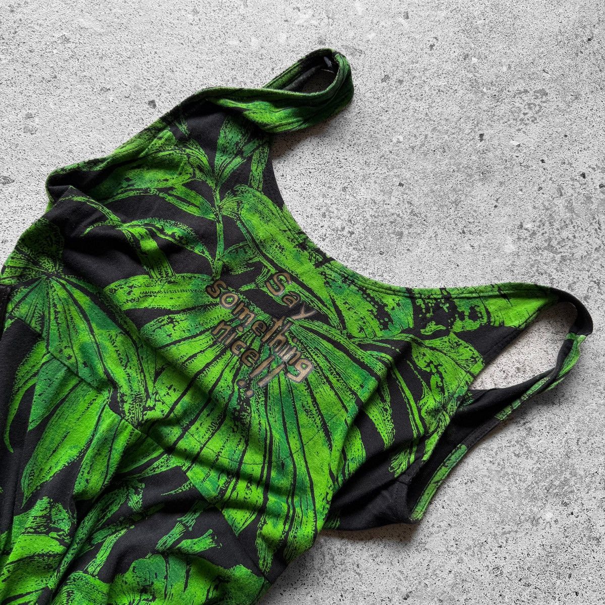 Desigual Desigual Womens Green Tropical Leaf Print Sleeveless Dress Size L / US 10 / IT 46 - 7 Thumbnail