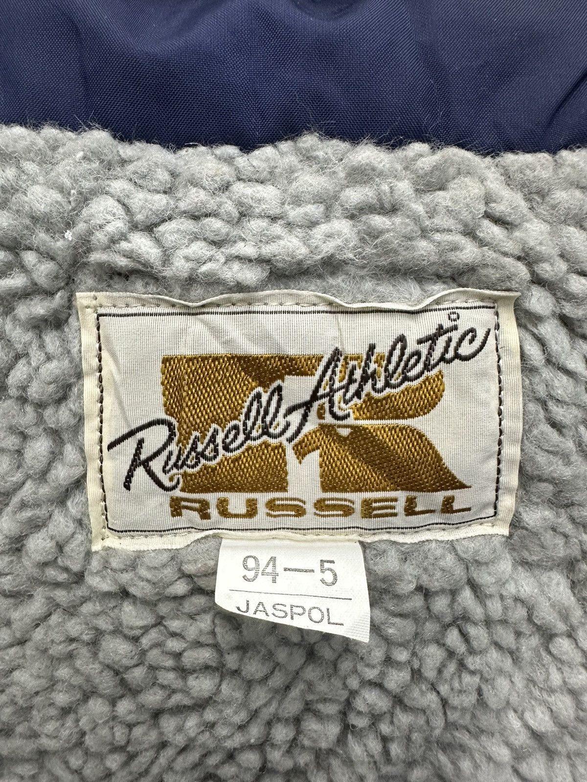 Mizuno × Russell Athletic × Vintage Vintage 70s Russel Nylon Fleece Lining Jacket MJ153 Size US L / EU 52-54 / 3 - 13 Thumbnail