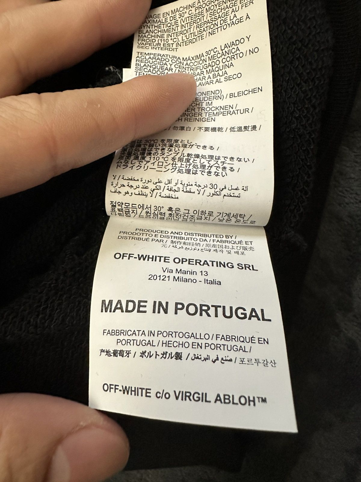 Off-White Off white black hoodie Size US S / EU 44-46 / 1 - 6 Thumbnail