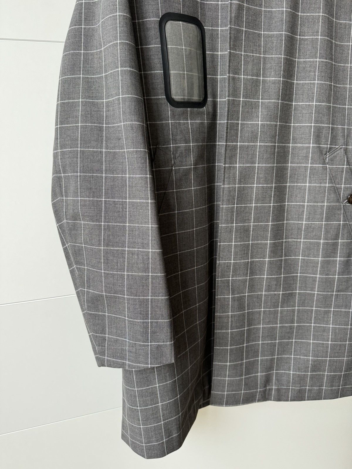 Undercover [3] T/Wpen Windowpane Coat in Grey (AW15) Size US L / EU 52-54 / 3 - 8 Thumbnail